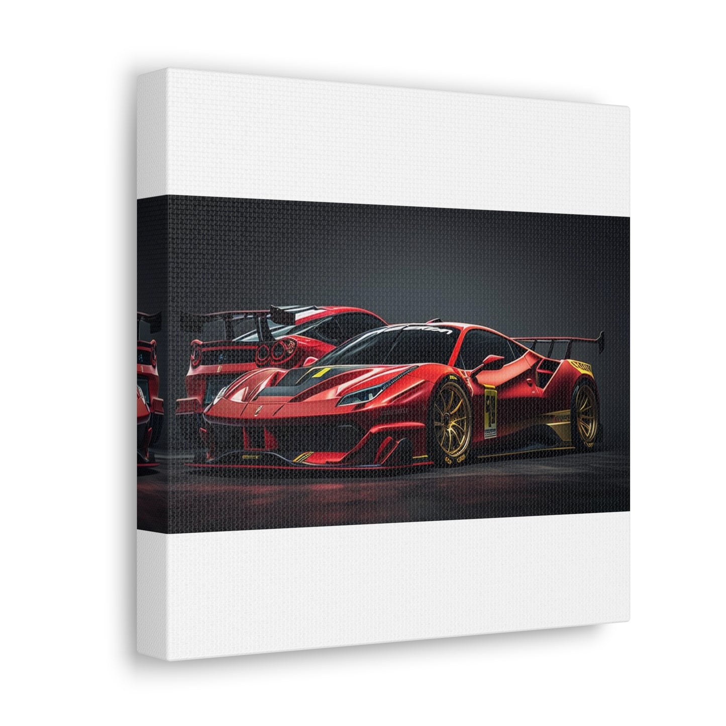 Canvas Gallery Wraps Ferrari Red 3