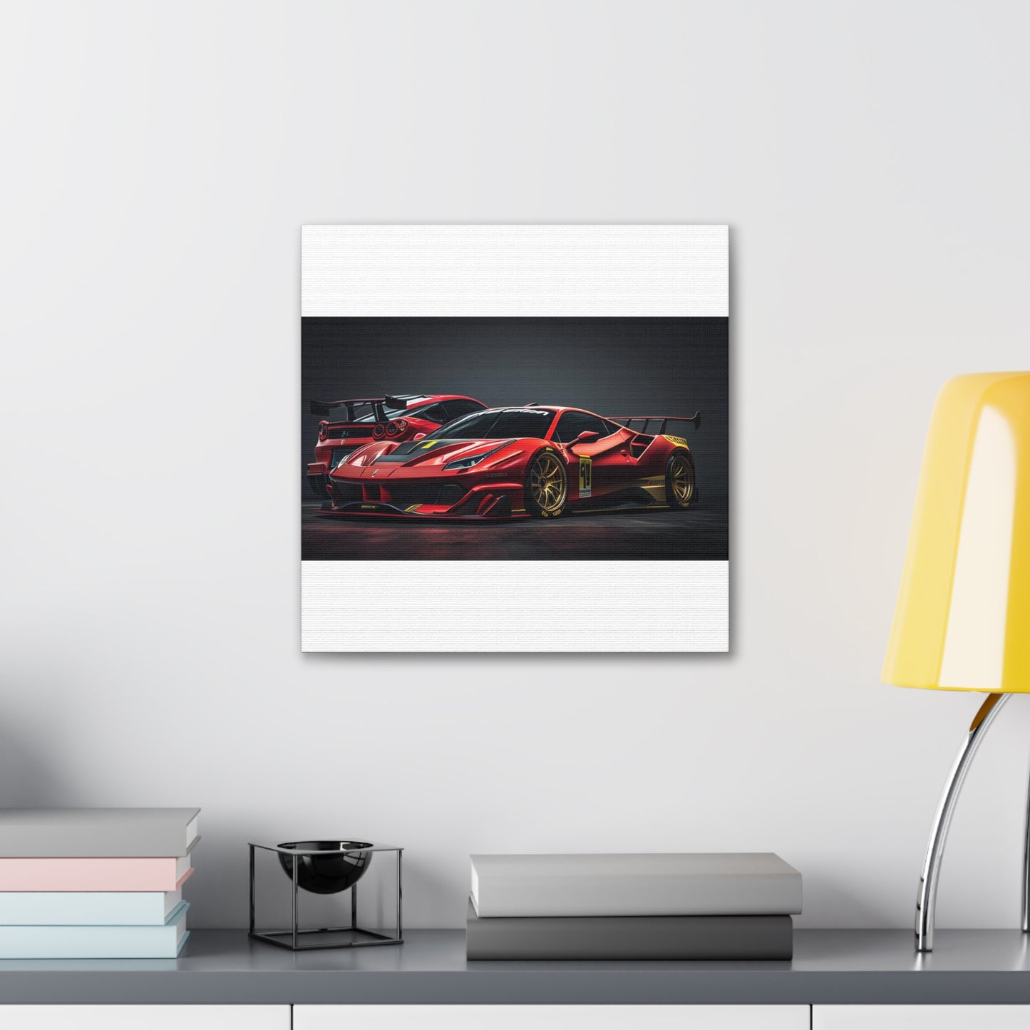 Canvas Gallery Wraps Ferrari Red 3