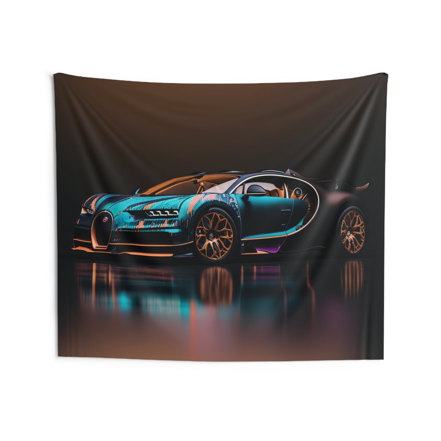 Indoor Wall Tapestries Bugatti Blue 2