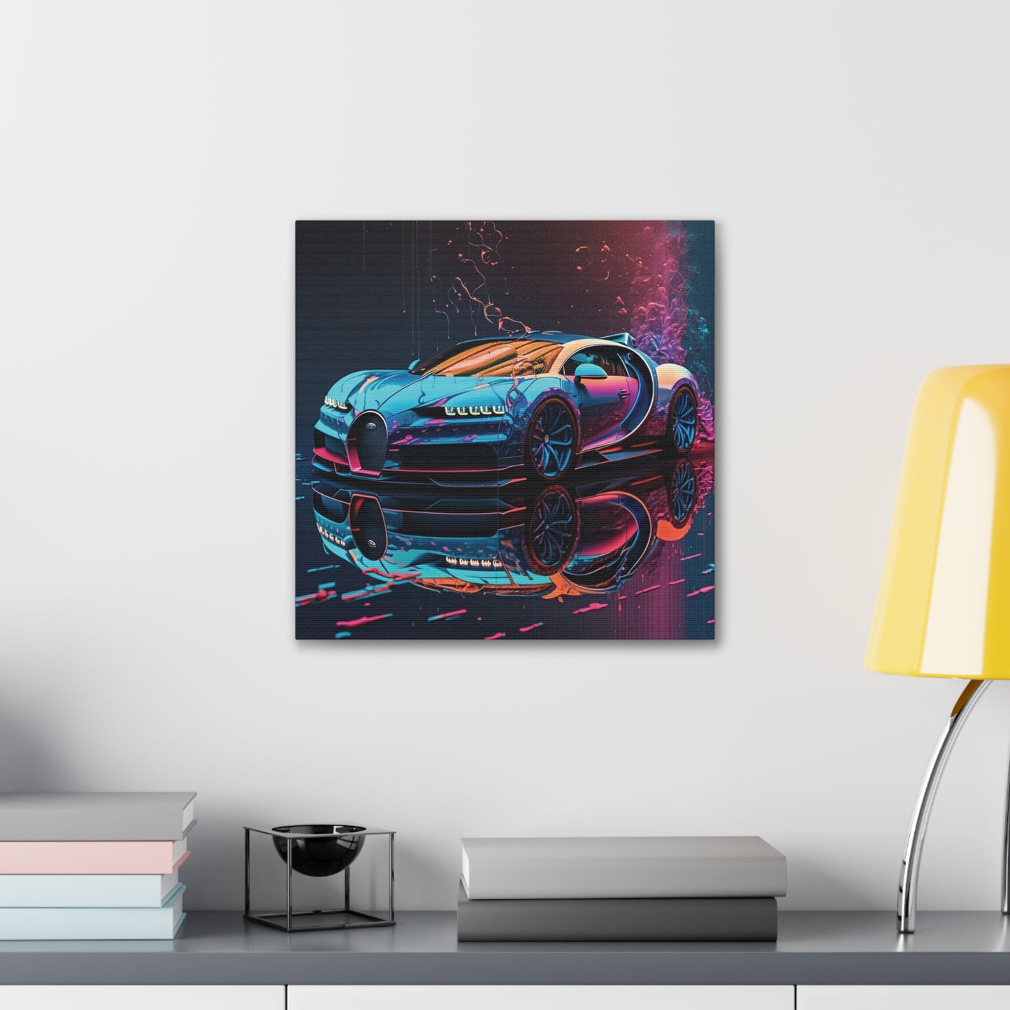 Canvas Gallery Wraps Bugatti Neon Chiron 4