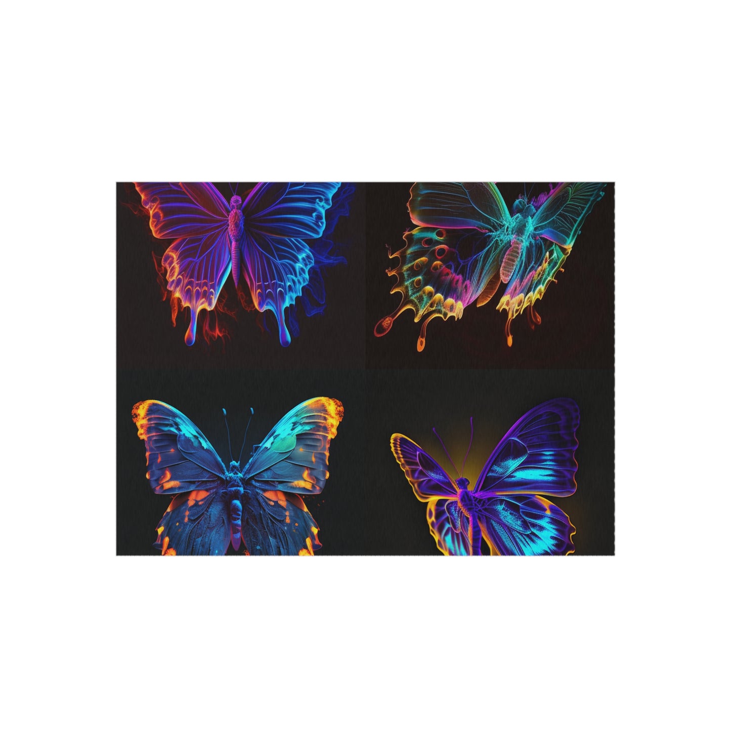 Outdoor Rug  Thermal Butterfly 5