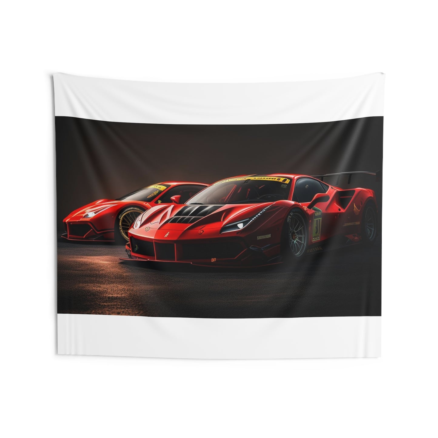 Indoor Wall Tapestries Ferrari Red 4