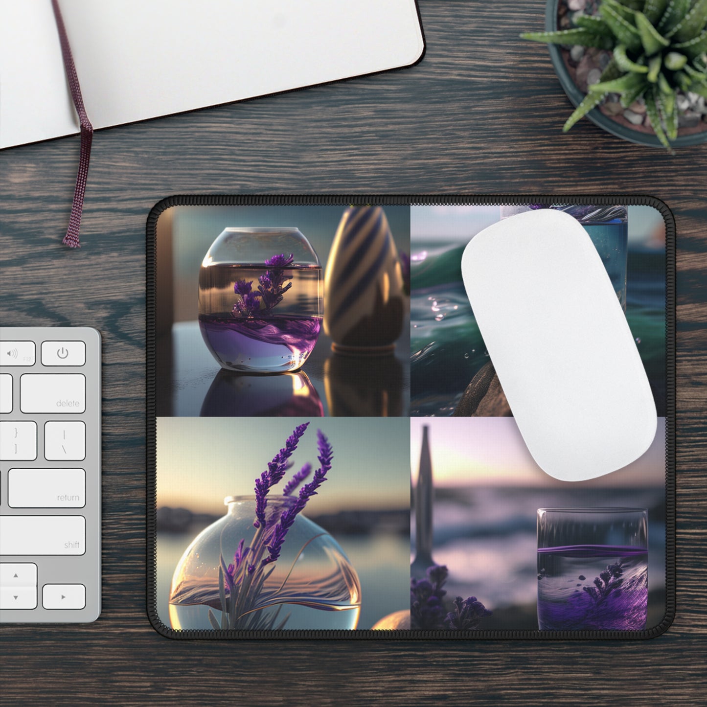 Gaming Mouse Pad  Lavender in a vase 5