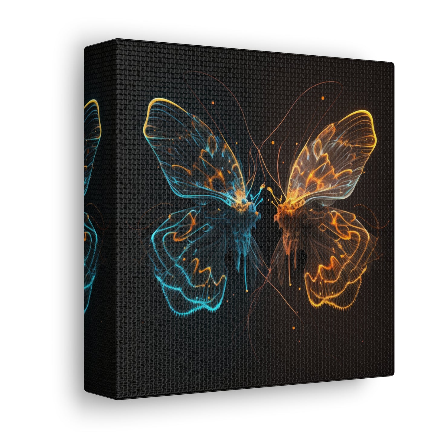 Canvas Gallery Wraps Neon Glo Butterfly 1
