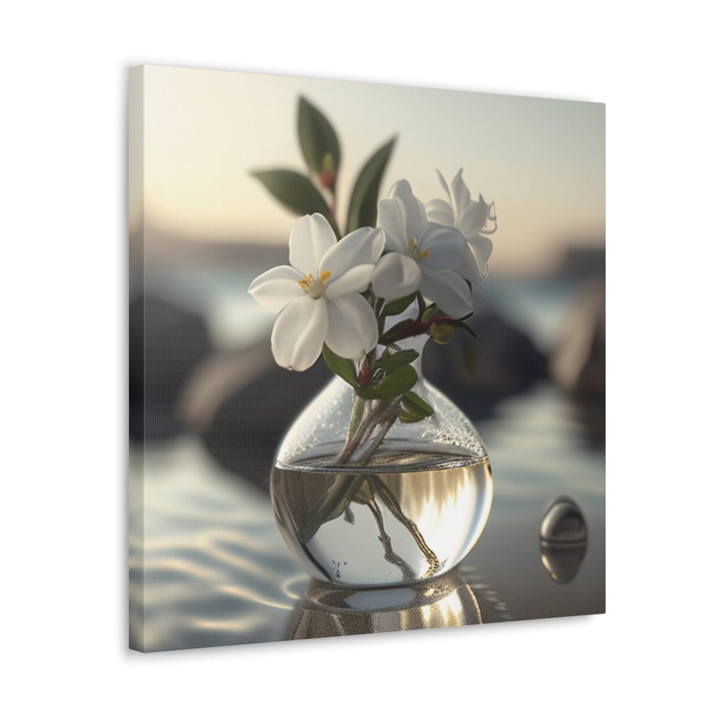 Canvas Gallery Wraps Jasmine glass vase 1
