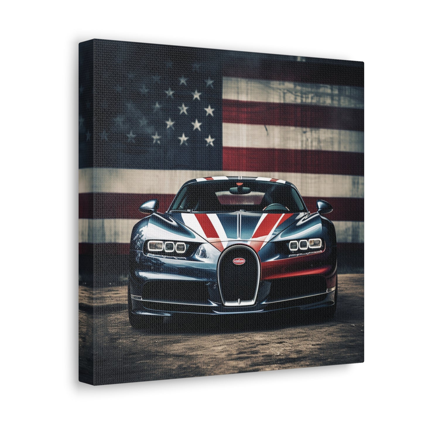 Canvas Gallery Wraps Bugatti Flag 2