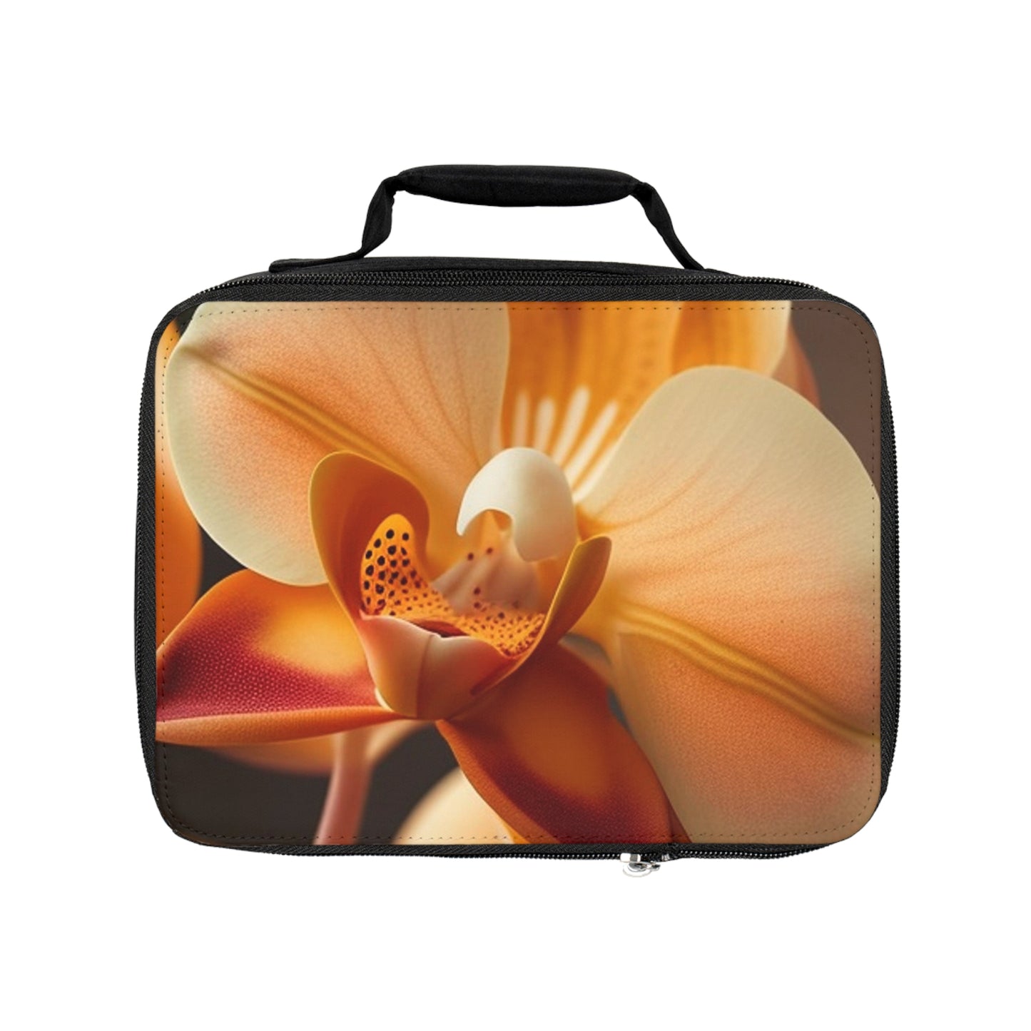 Lunch Bag Orange Orchid 3