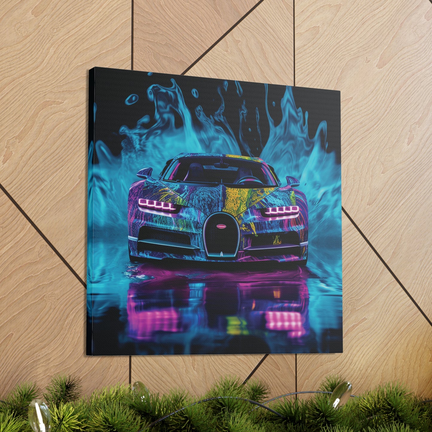 Canvas Gallery Wraps Bugatti Water 2