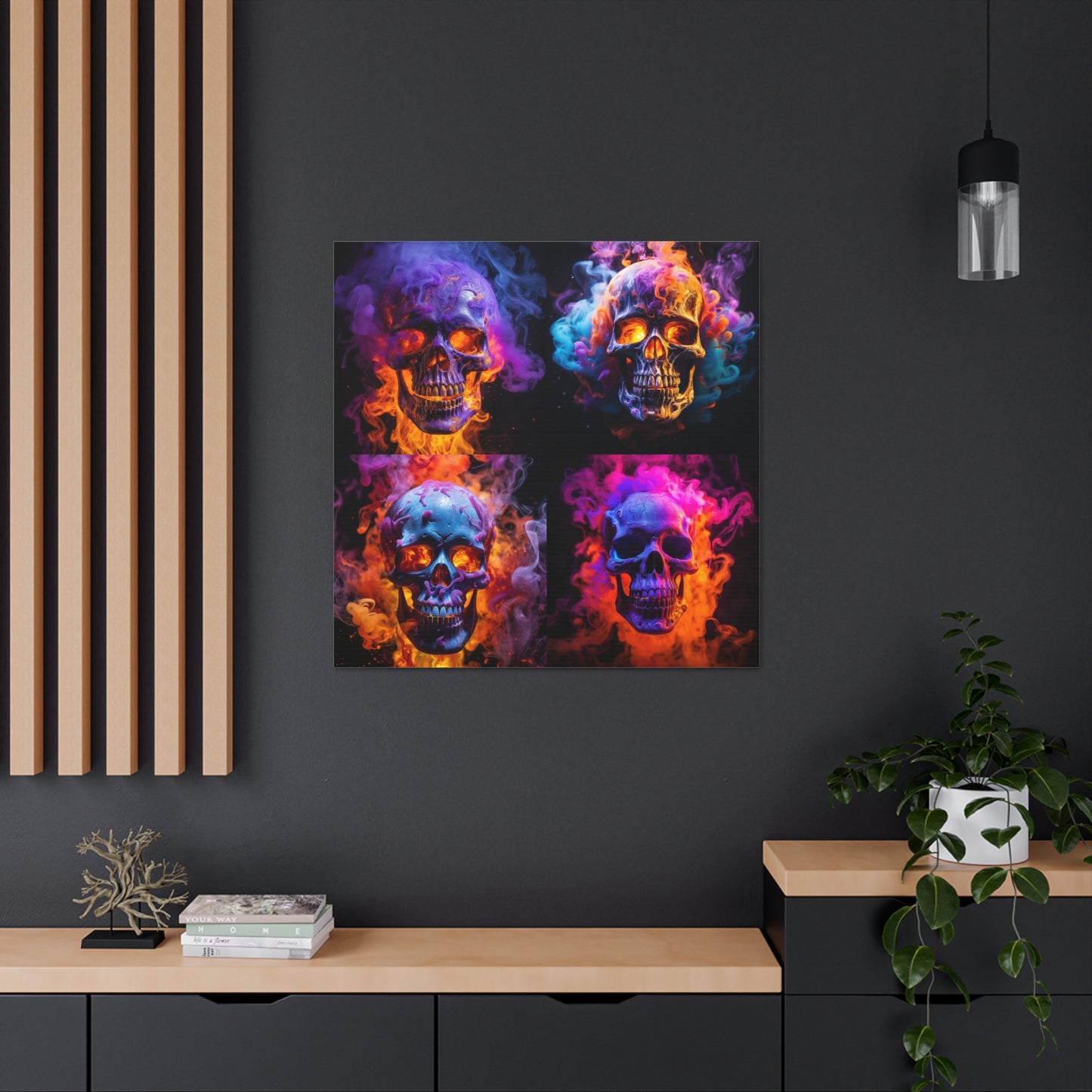 Canvas Gallery Wraps Macro Skull 5