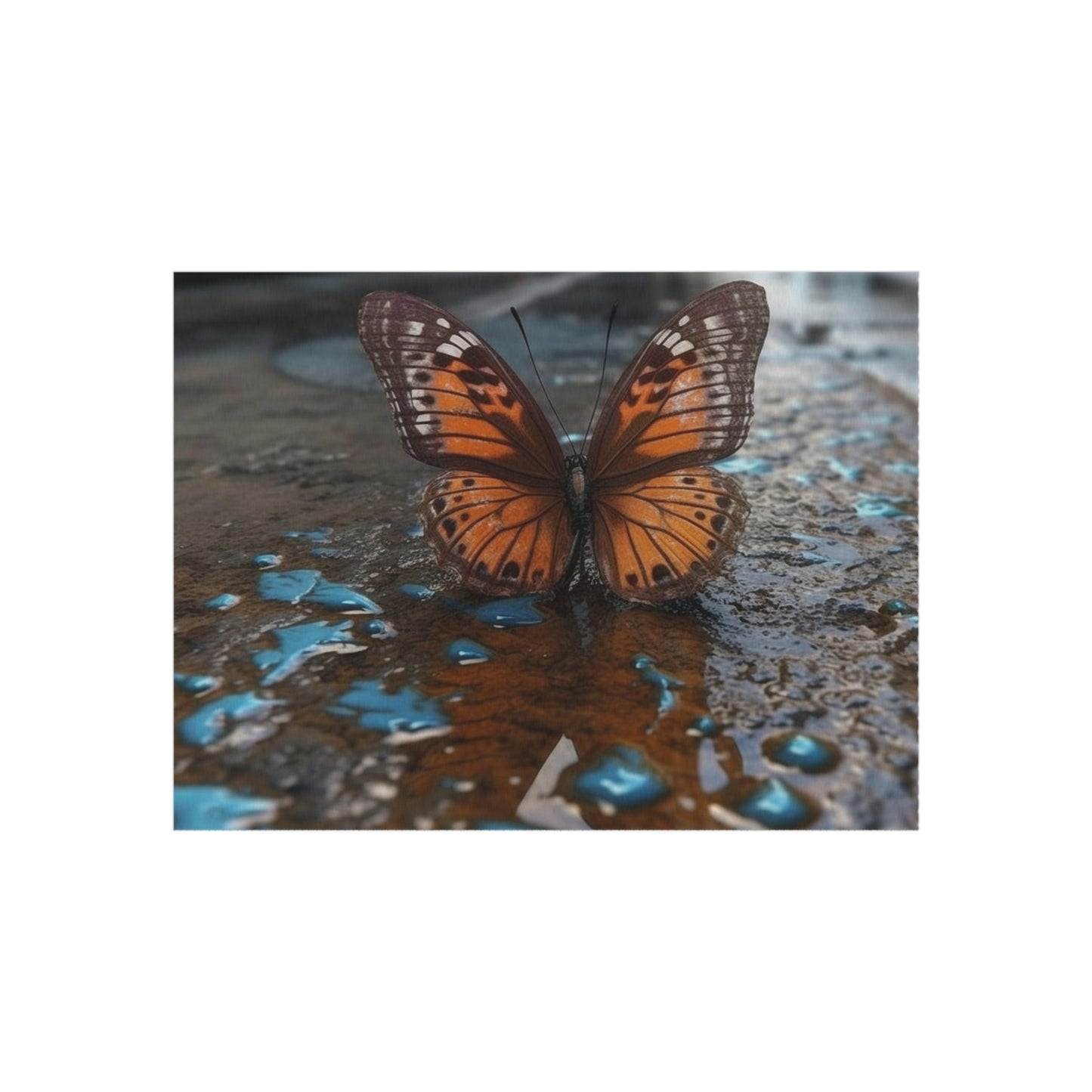 Outdoor Rug  Water Butterfly Street 2