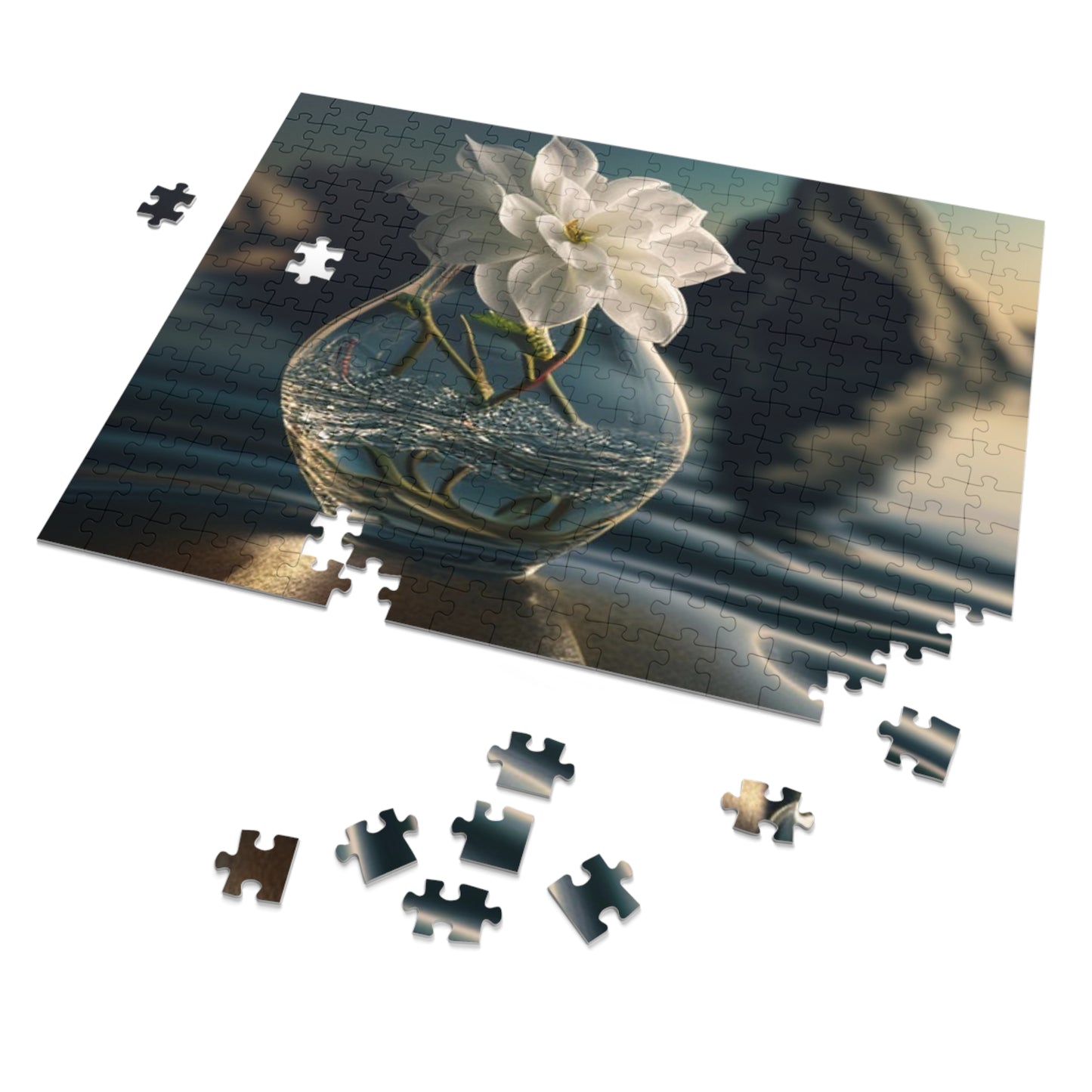Jigsaw Puzzle (30, 110, 252, 500,1000-Piece) Jasmine glass vase 4