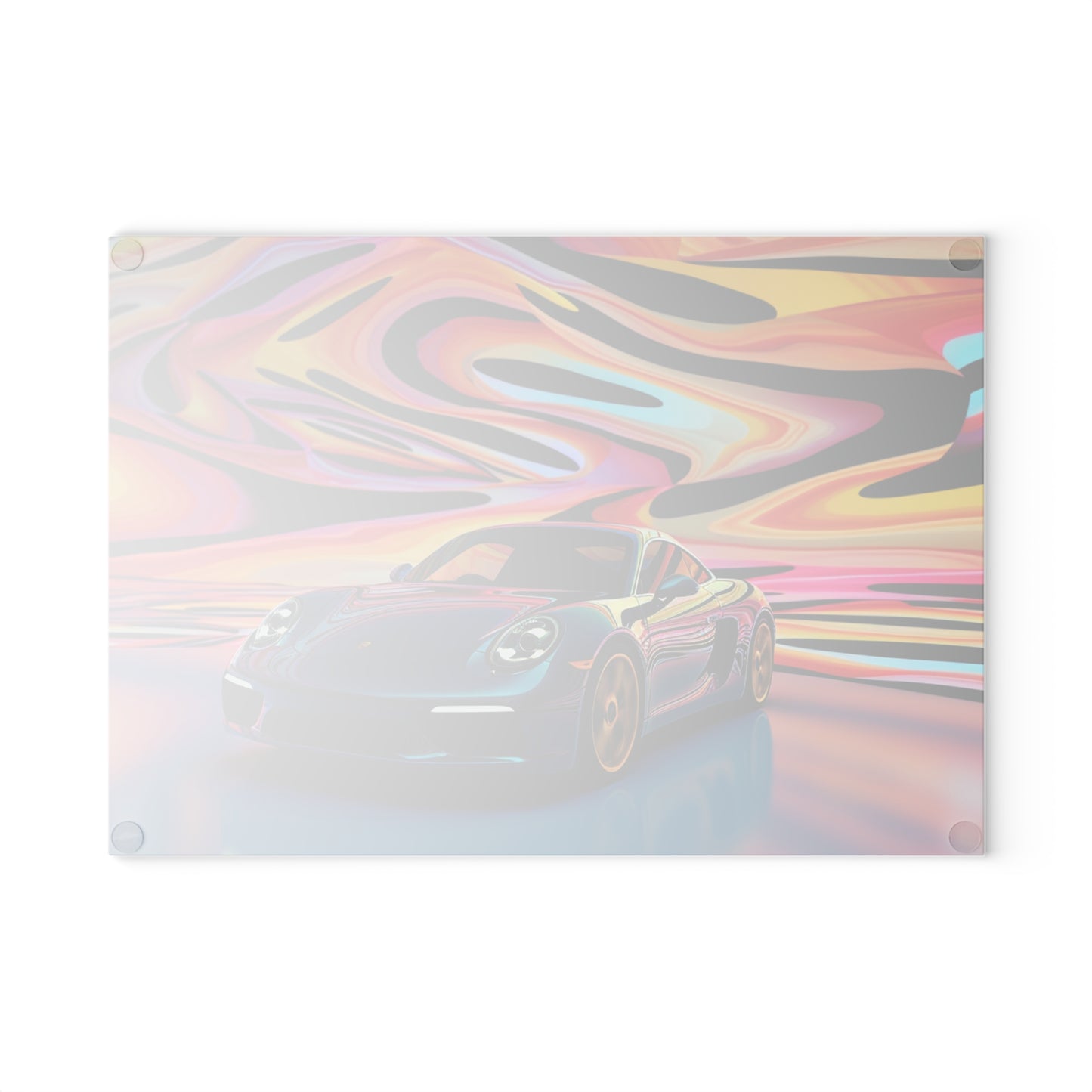 Glass Cutting Board Porsche Water Fusion 2