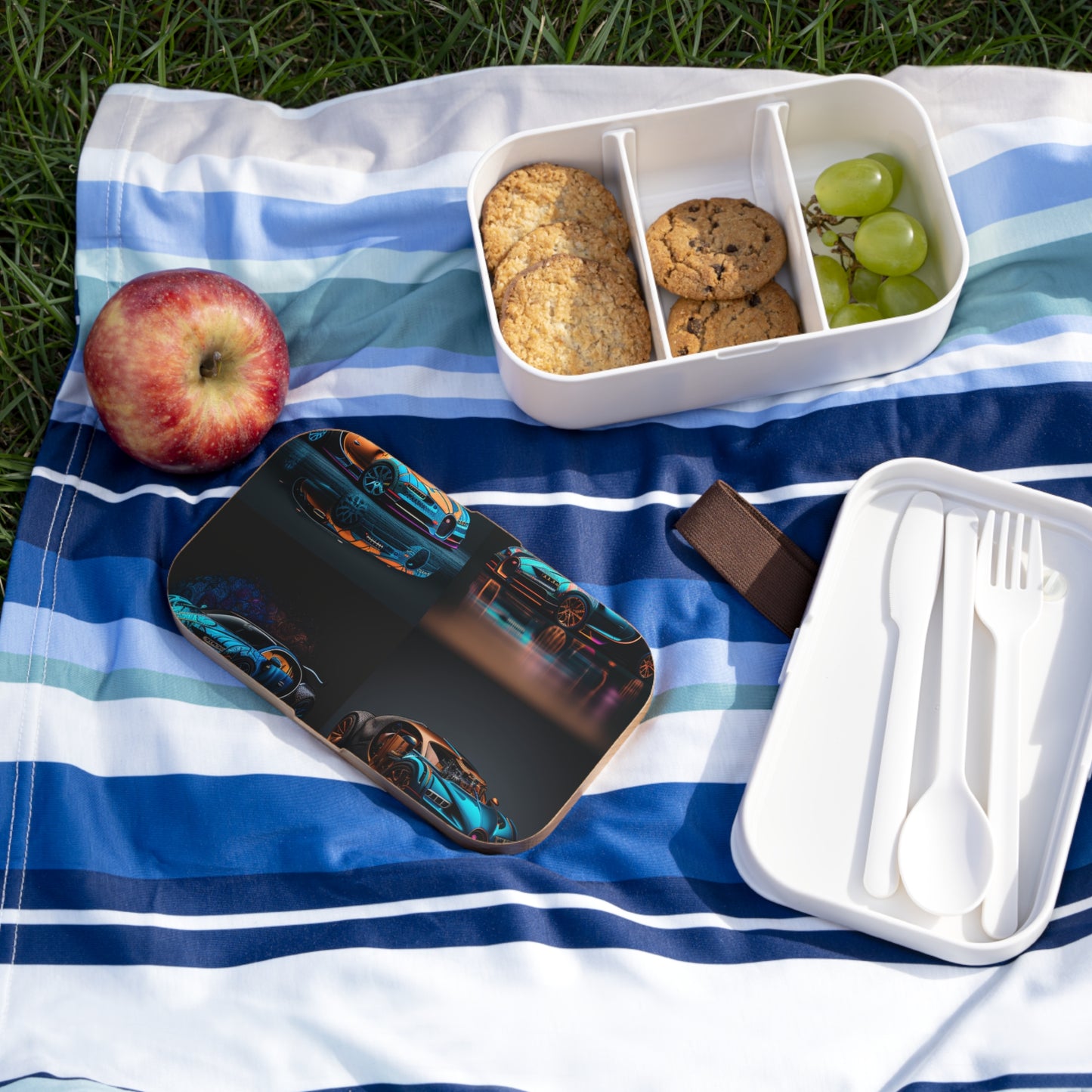Bento Lunch Box Bugatti Blue 5