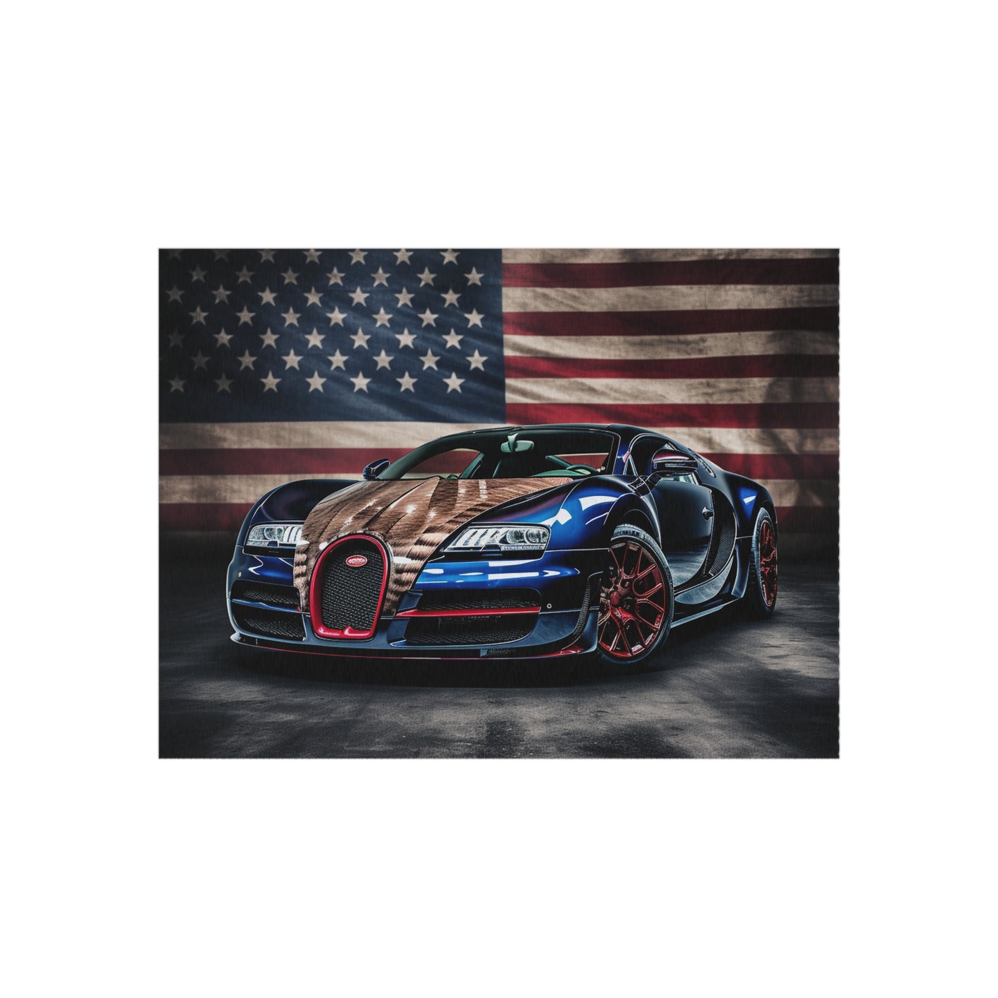 Outdoor Rug  Bugatti American Flag 4