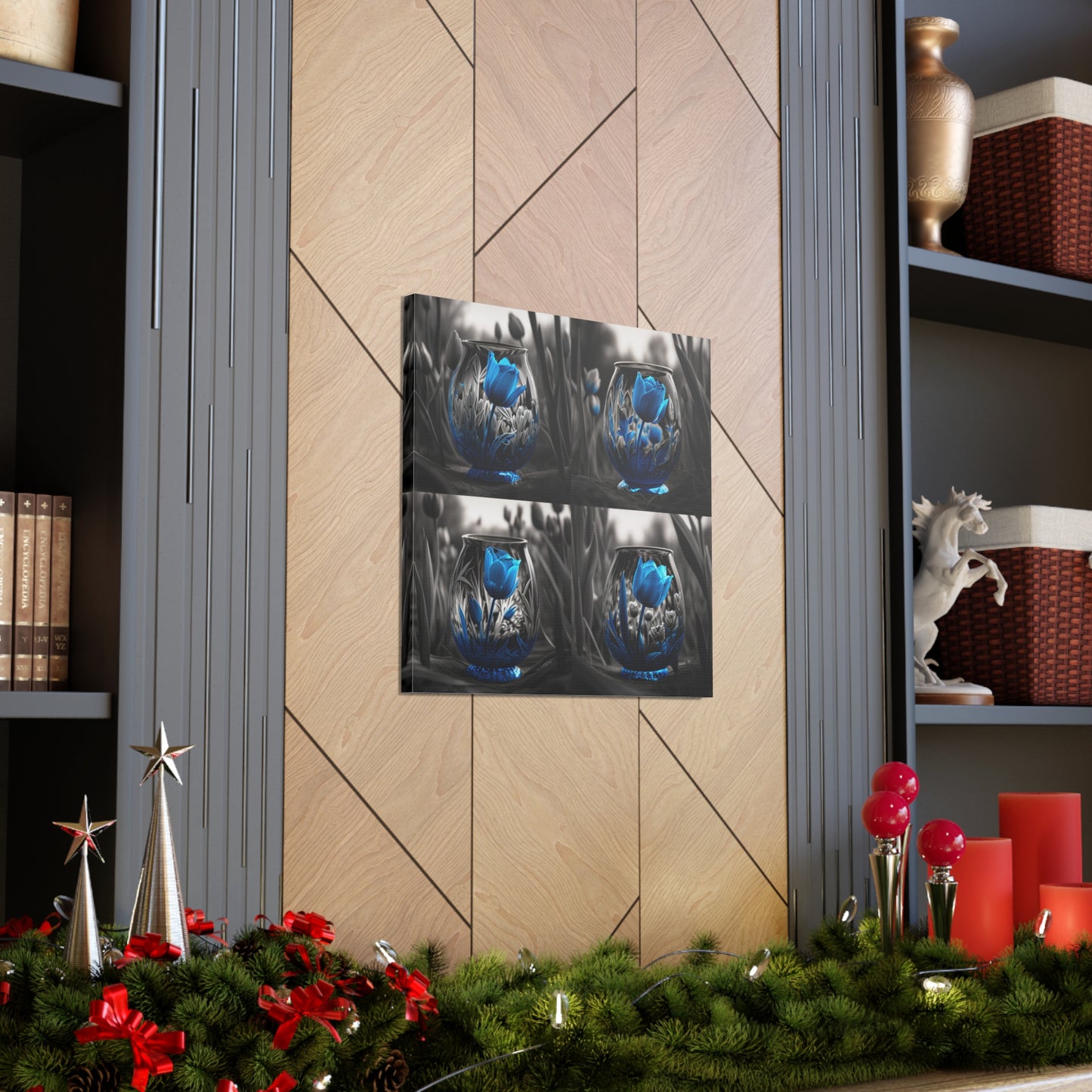 Canvas Gallery Wraps Tulip Blue 5