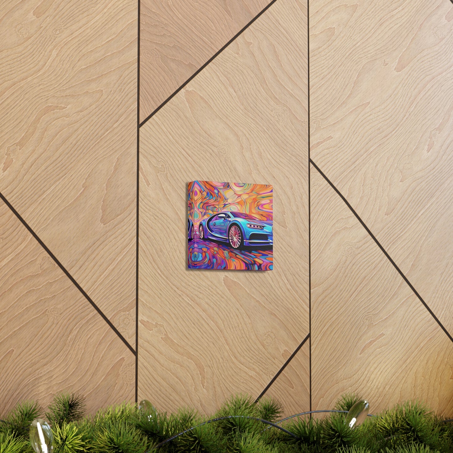 Canvas Gallery Wraps Bugatti Abstract Concept 3