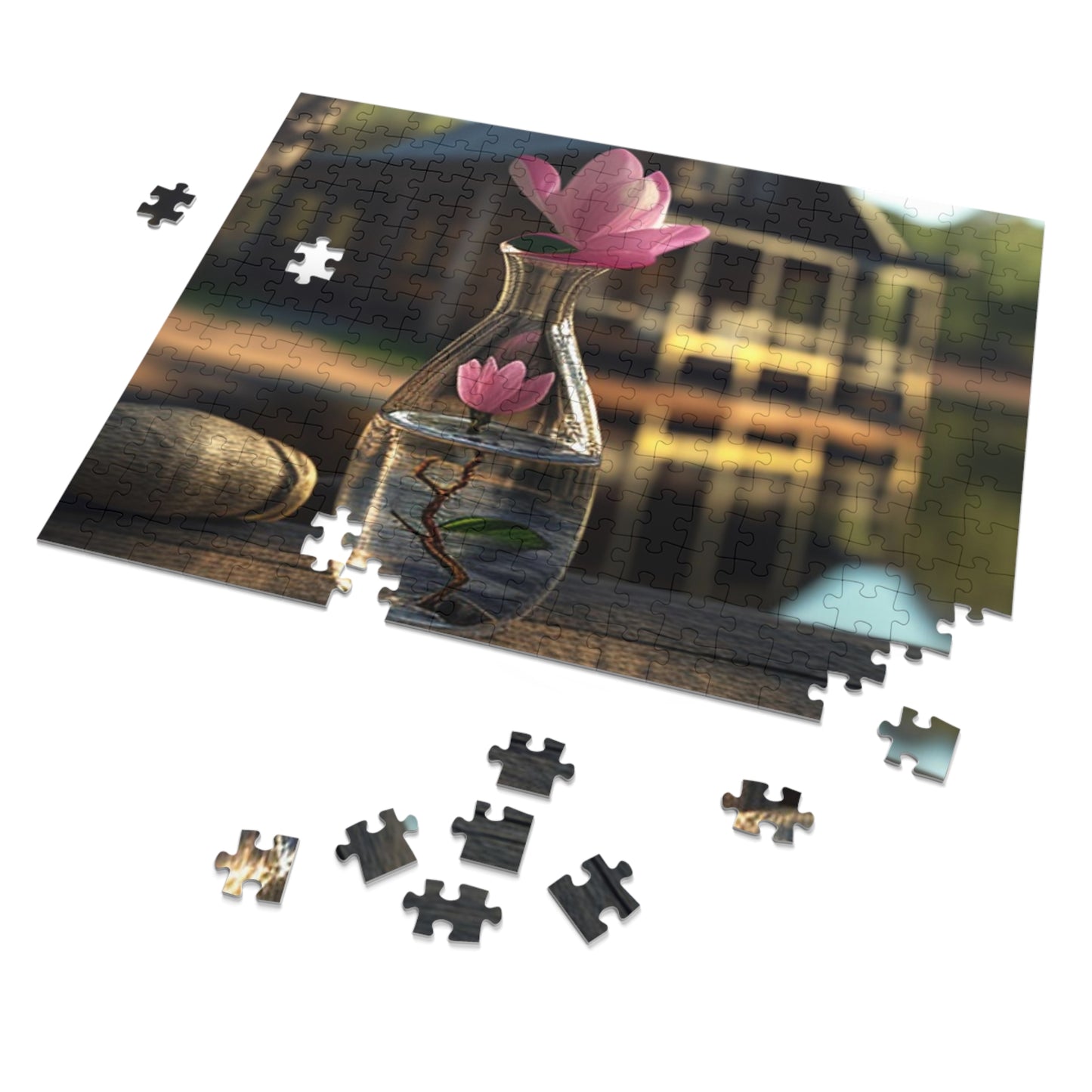 Jigsaw Puzzle (30, 110, 252, 500,1000-Piece) Magnolia in a Glass vase 4