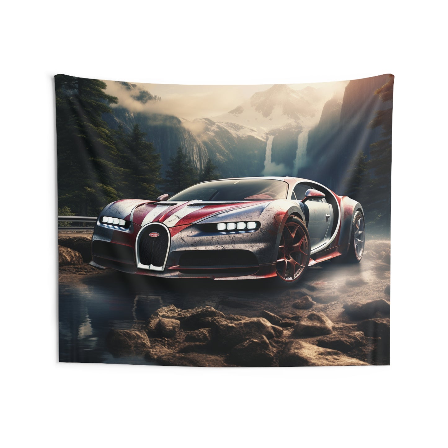 Indoor Wall Tapestries Bugatti Waterfall 4