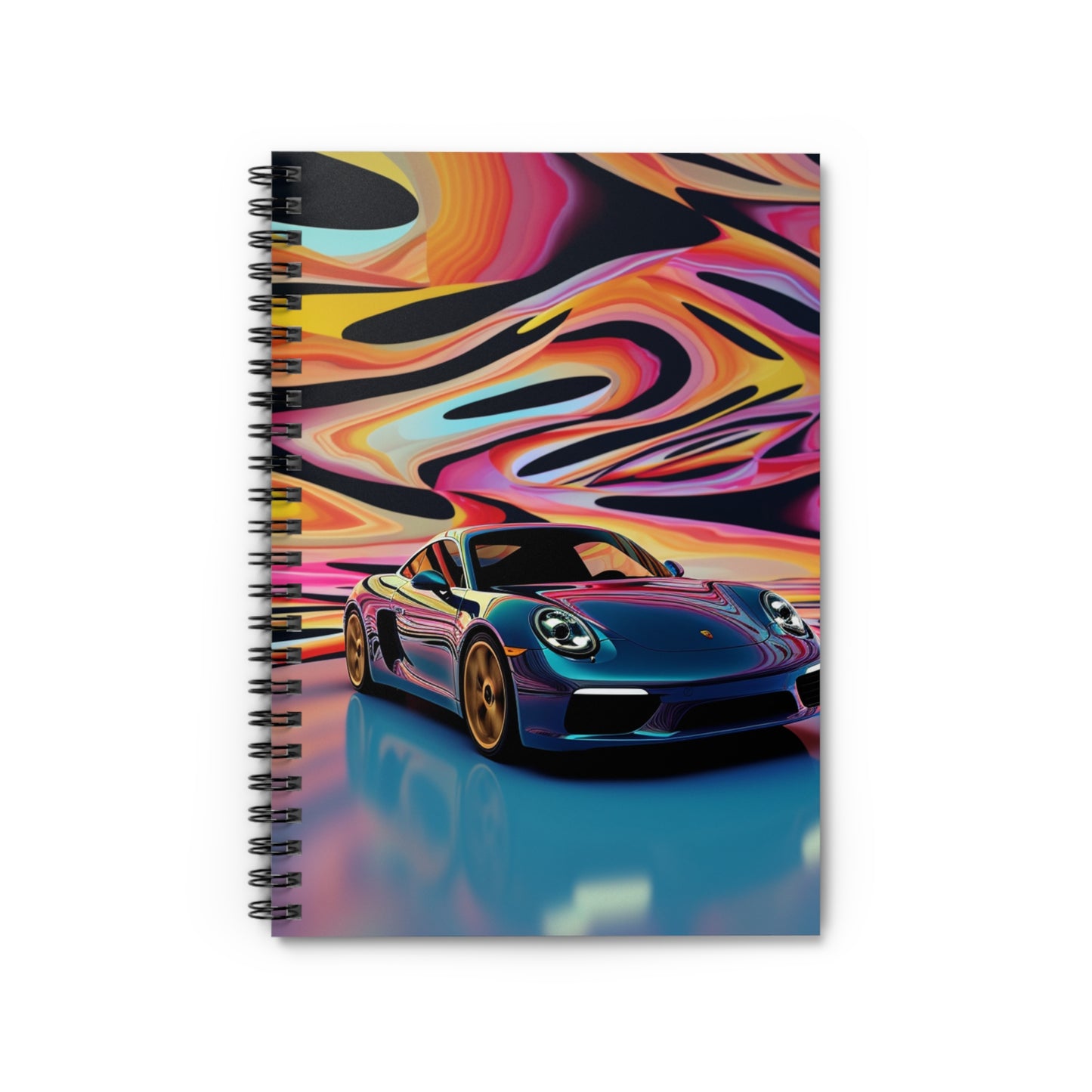 Spiral Notebook - Ruled Line Porsche Water Fusion 2