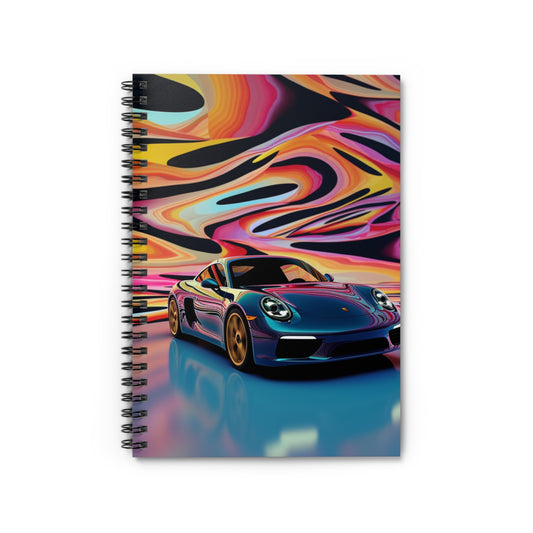 Spiral Notebook - Ruled Line Porsche Water Fusion 2