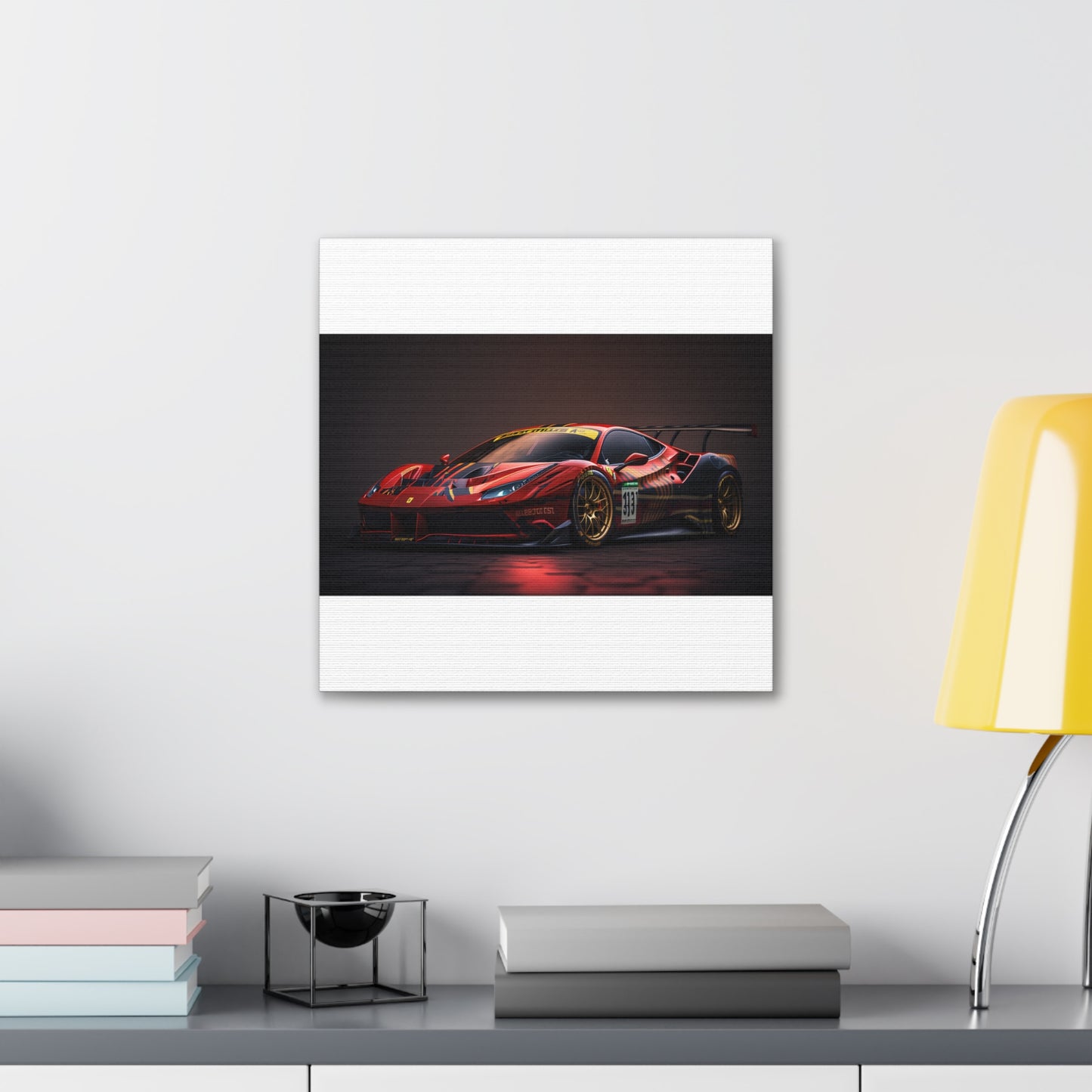 Canvas Gallery Wraps Ferrari Red 1