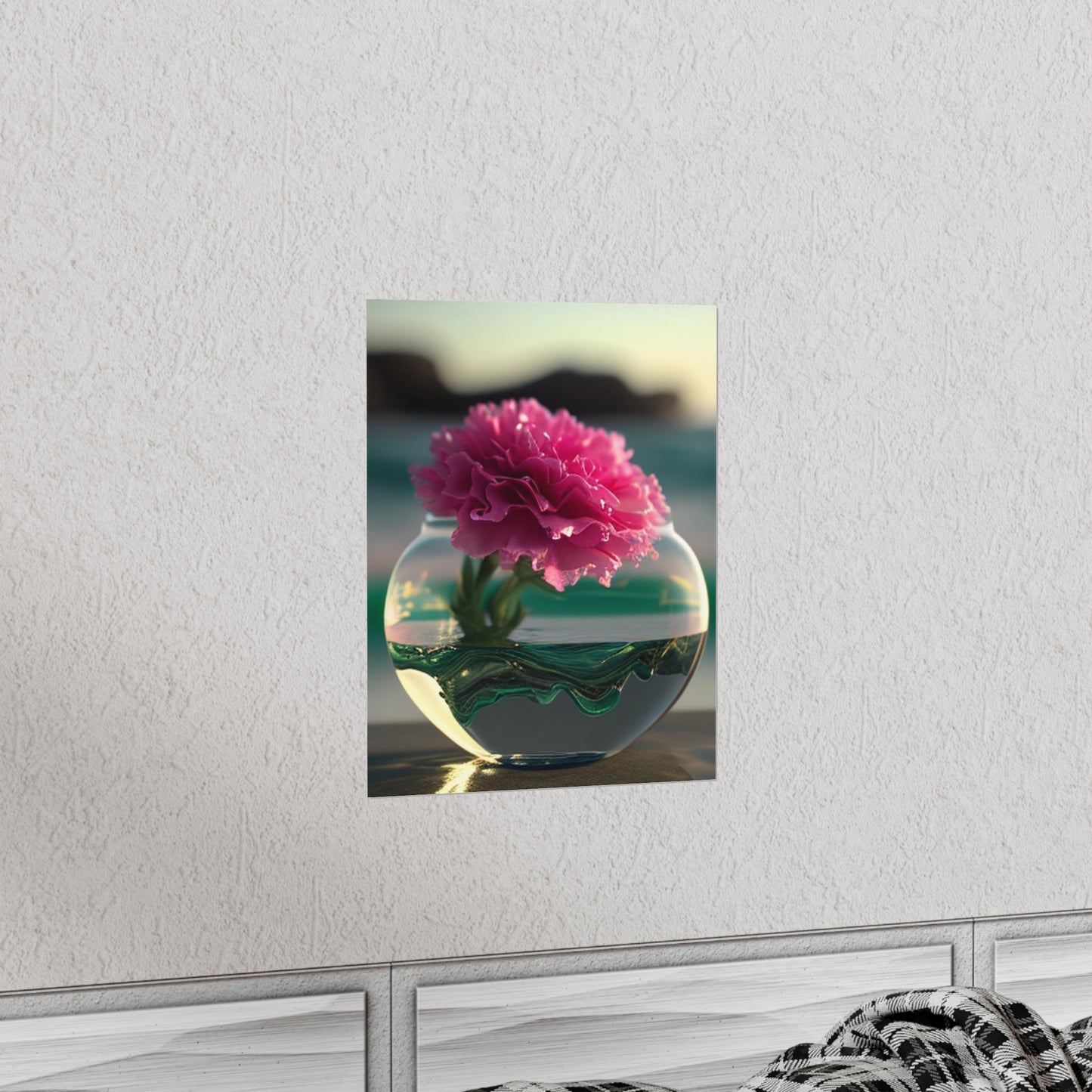 Premium Matte Vertical Posters Carnation 3