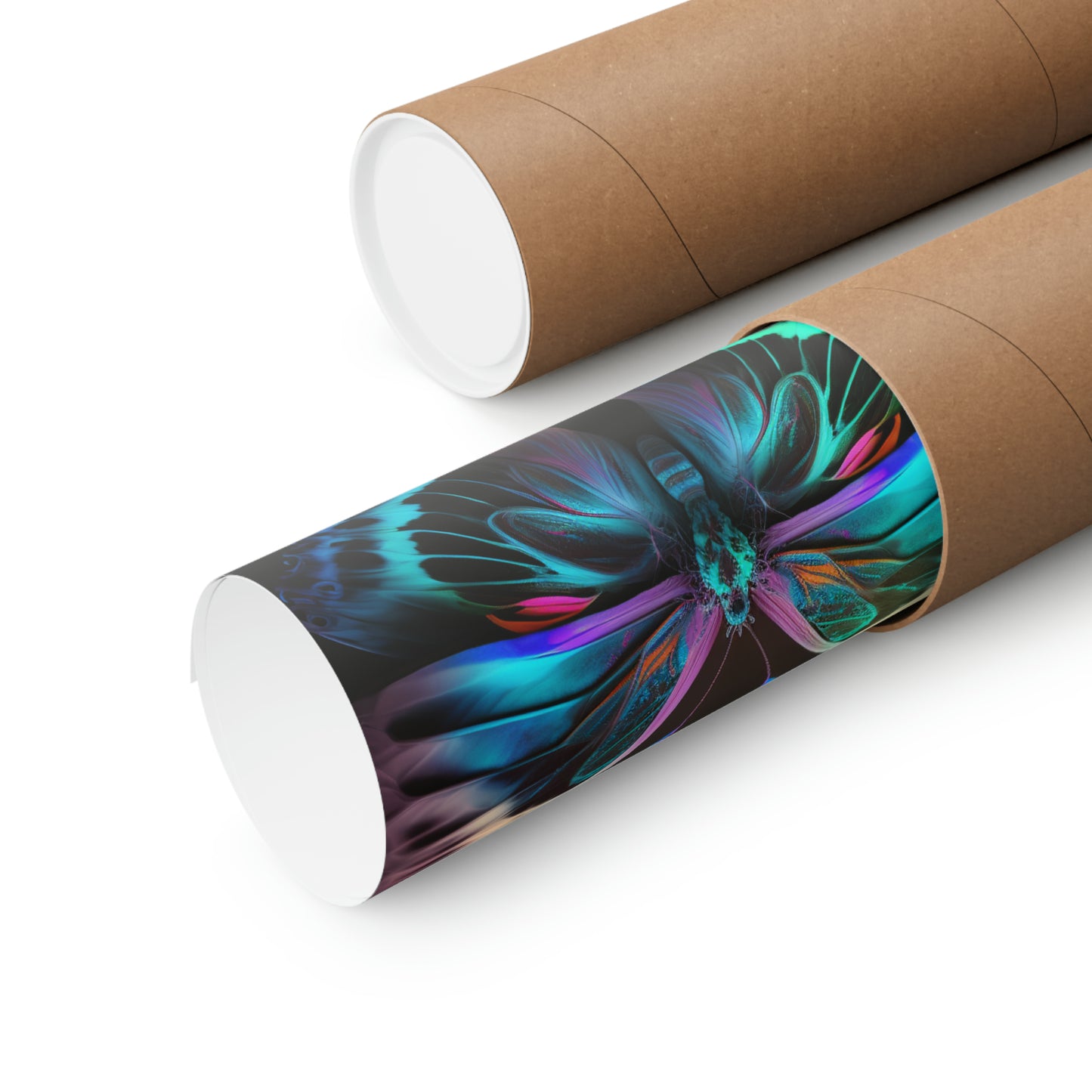 Premium Matte Vertical Posters Raw Florescent Glow 2
