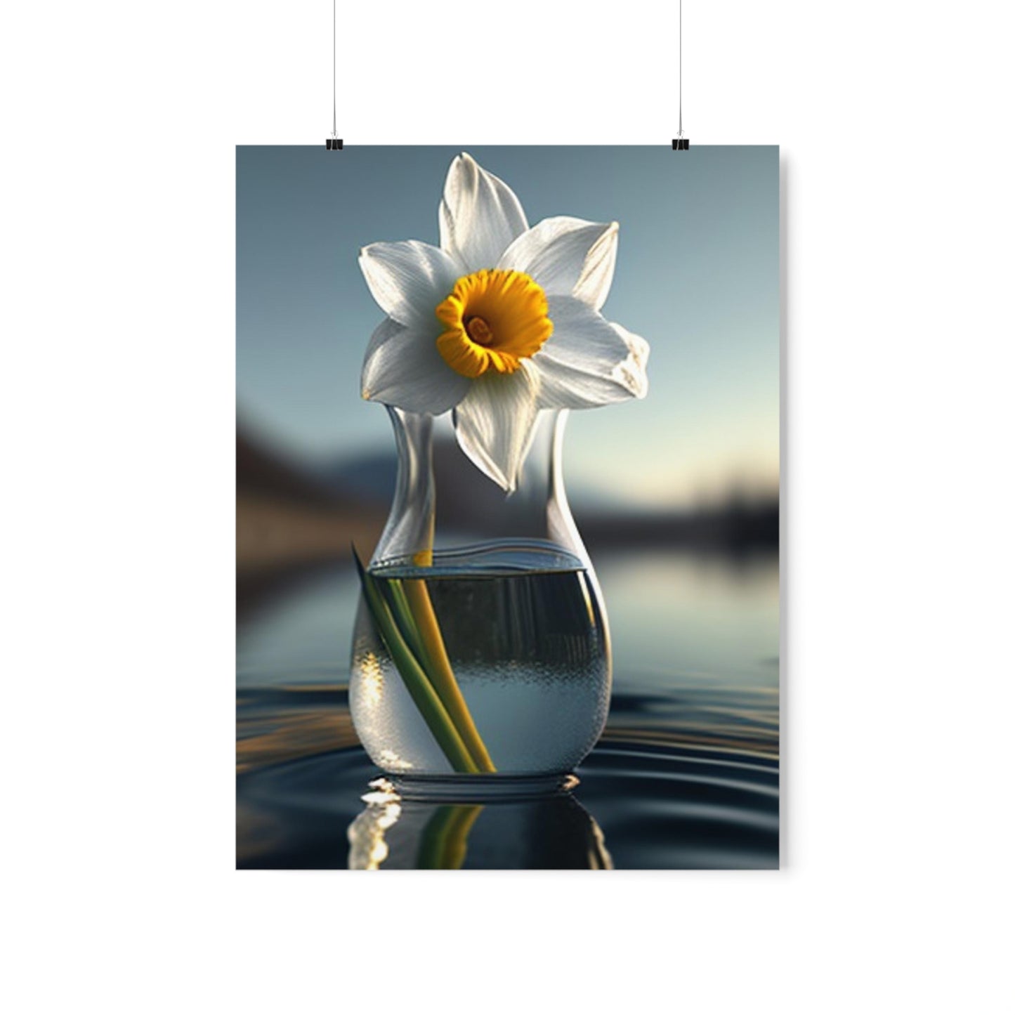 Premium Matte Vertical Posters Daffodil 3