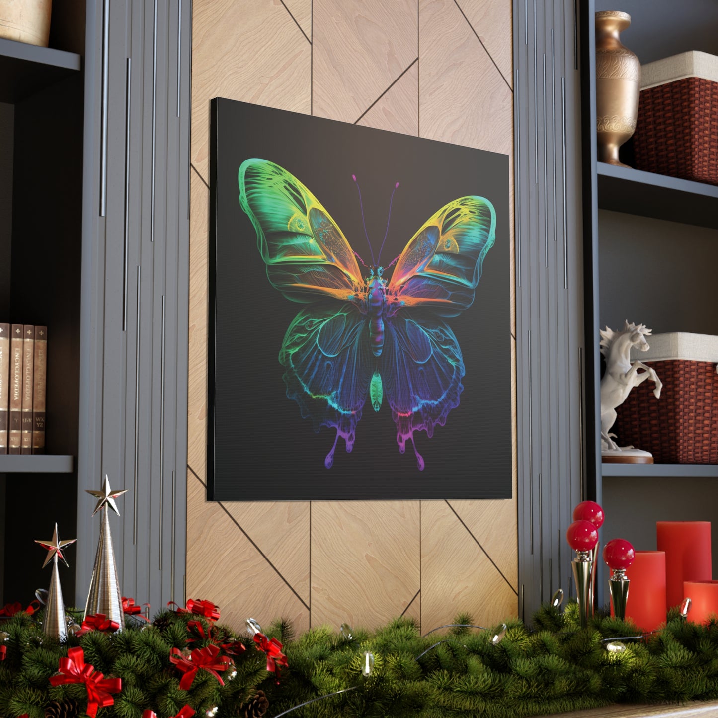 Canvas Gallery Wraps Raw Hyper Color Butterfly 3