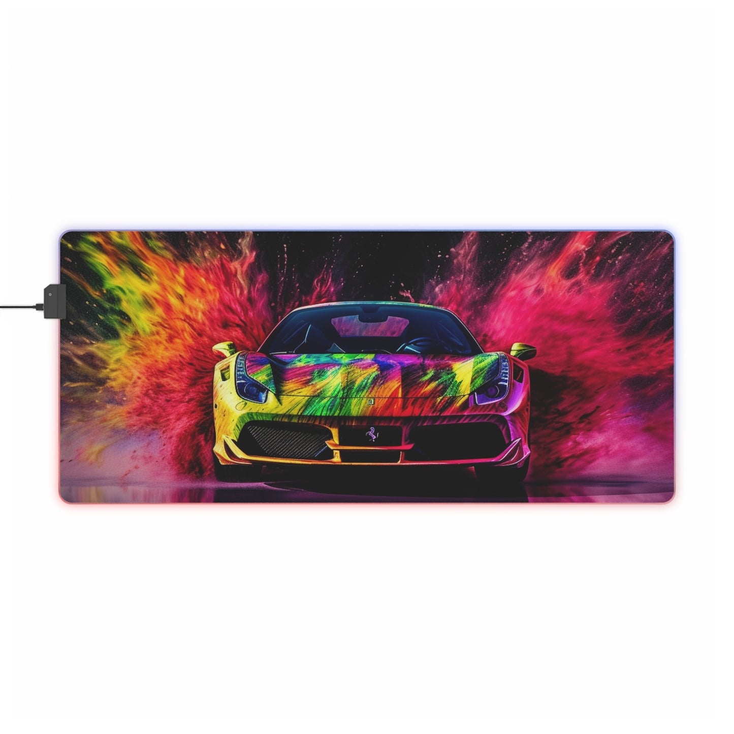 LED Gaming Mouse Pad Farrari Water 2