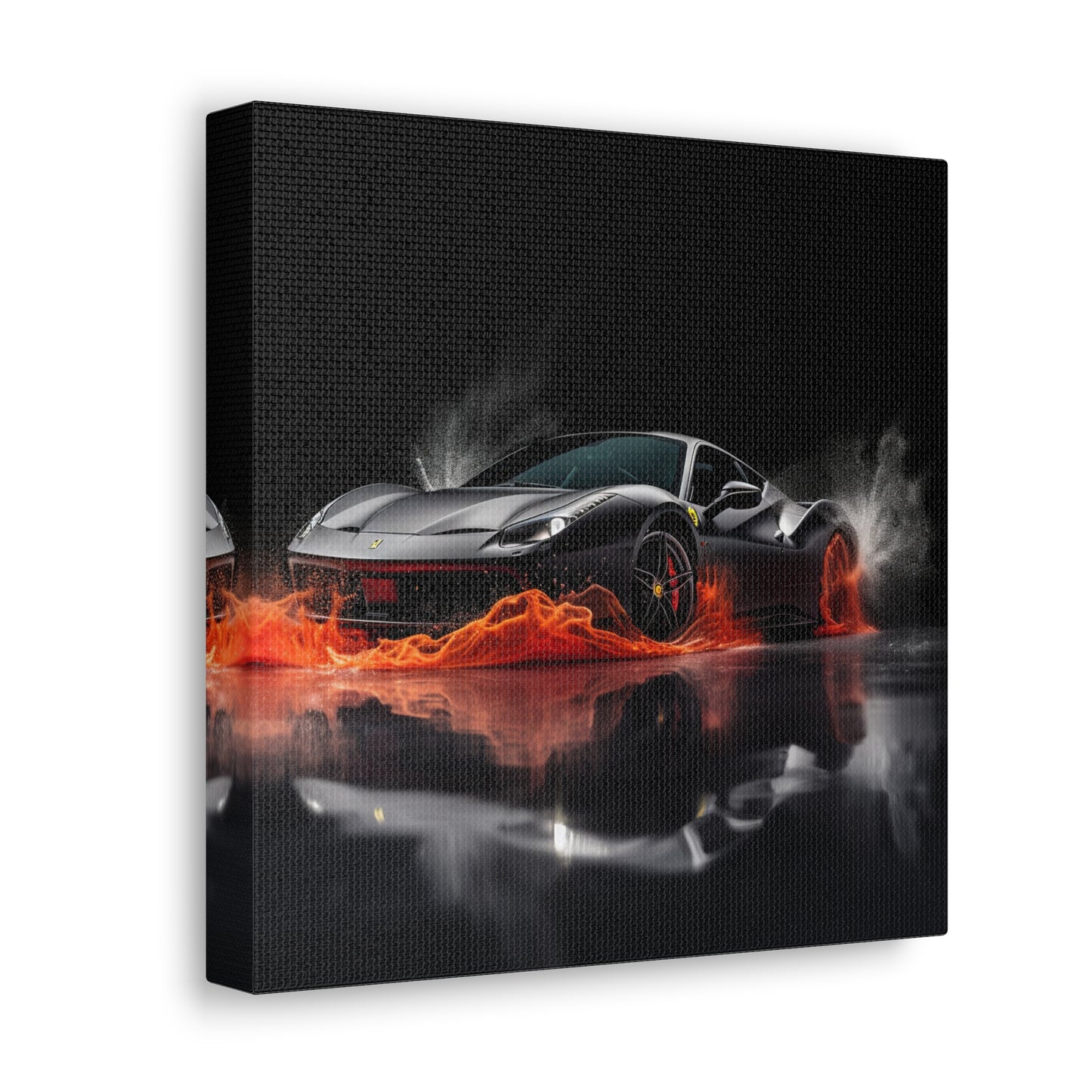 Canvas Gallery Wraps Ferrari Water Splash 3