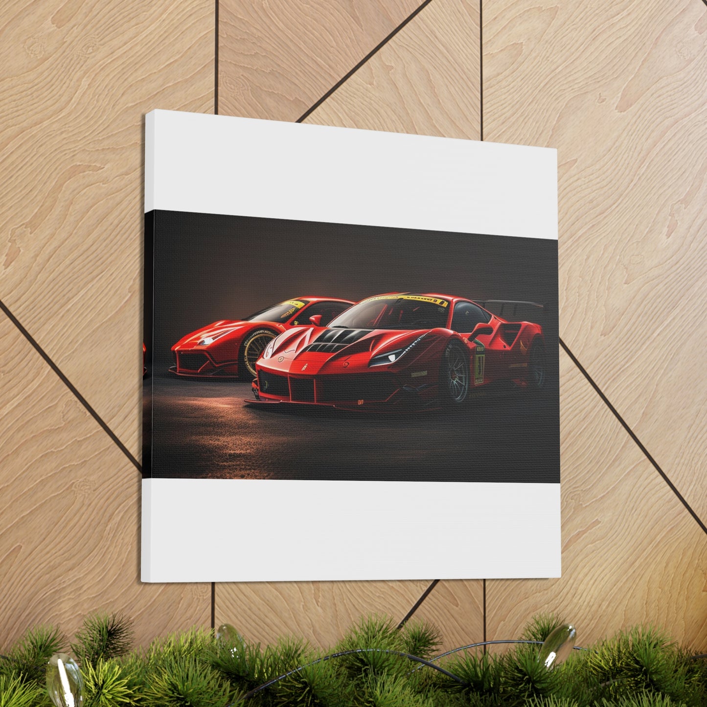 Canvas Gallery Wraps Ferrari Red 4