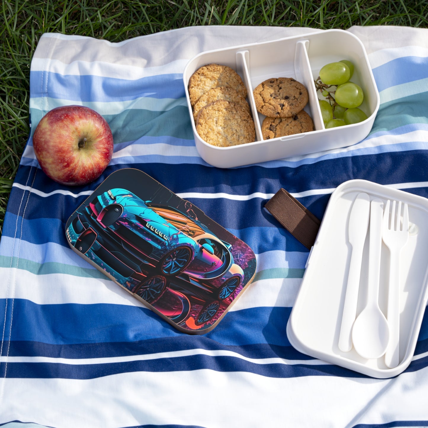 Bento Lunch Box Bugatti Neon Chiron 4