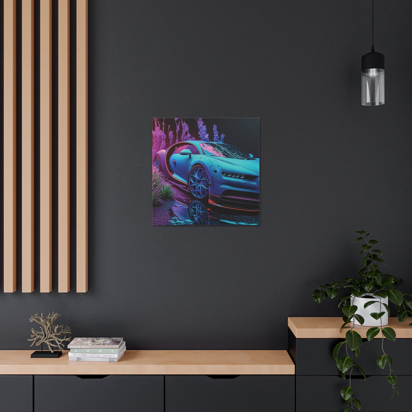 Canvas Gallery Wraps Bugatti Neon Chiron 2