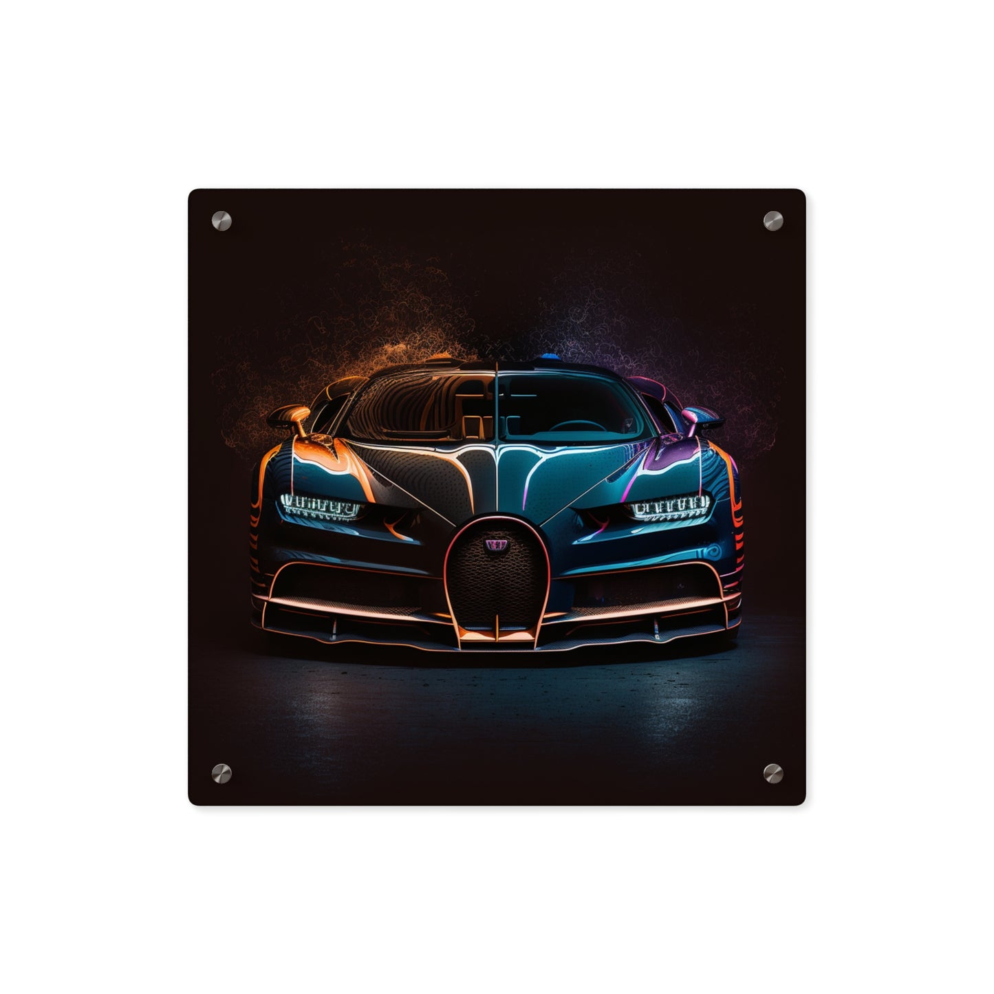 Acrylic Wall Art Panels Bugatti Chiron Super 3