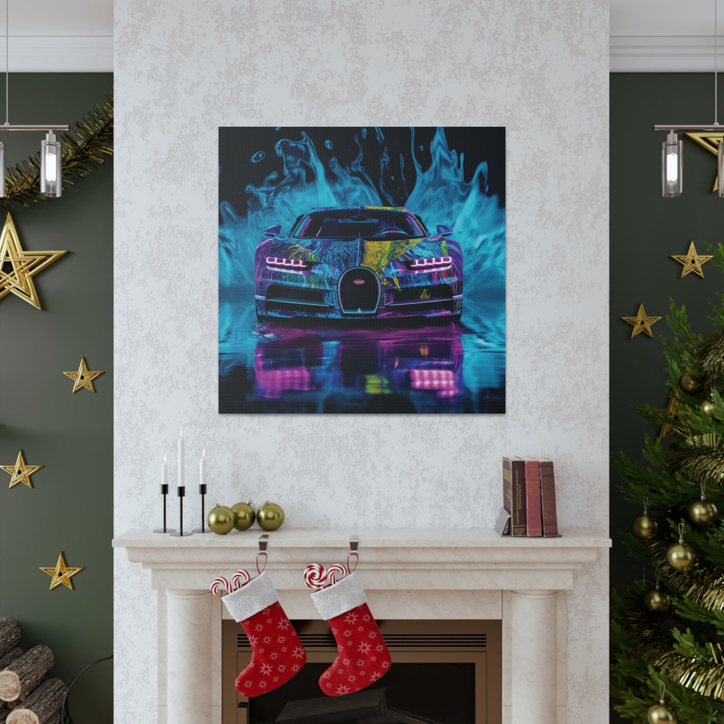 Canvas Gallery Wraps Bugatti Water 2