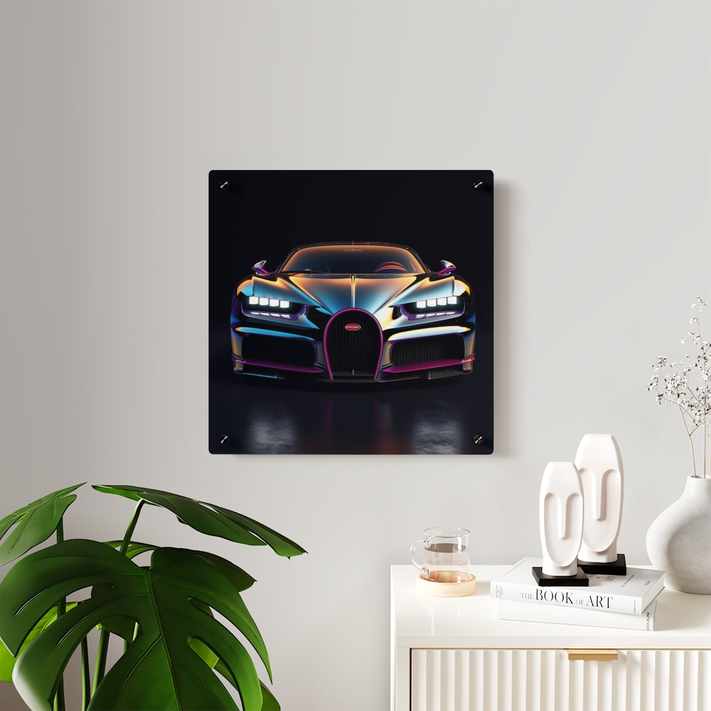 Acrylic Wall Art Panels Hyper Bugatti Chiron 1