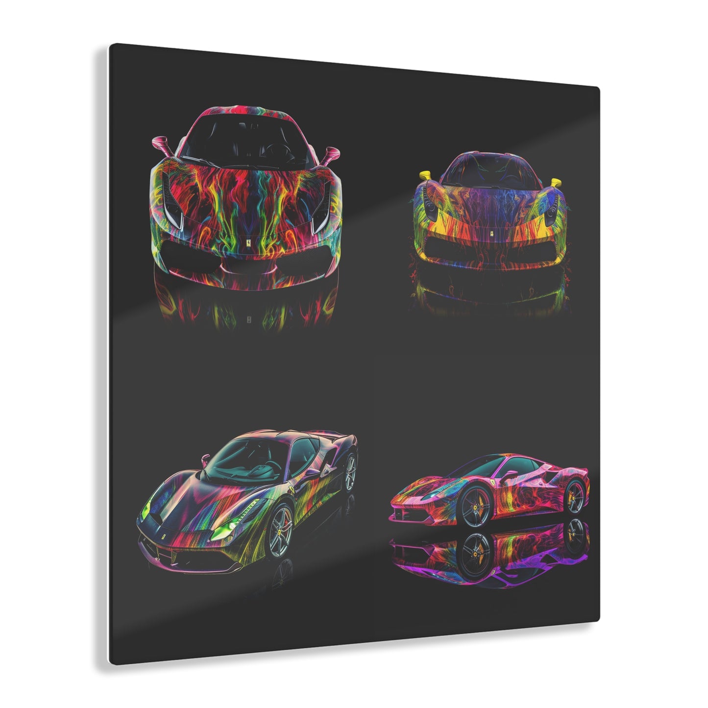 Acrylic Prints Ferrari Color 5