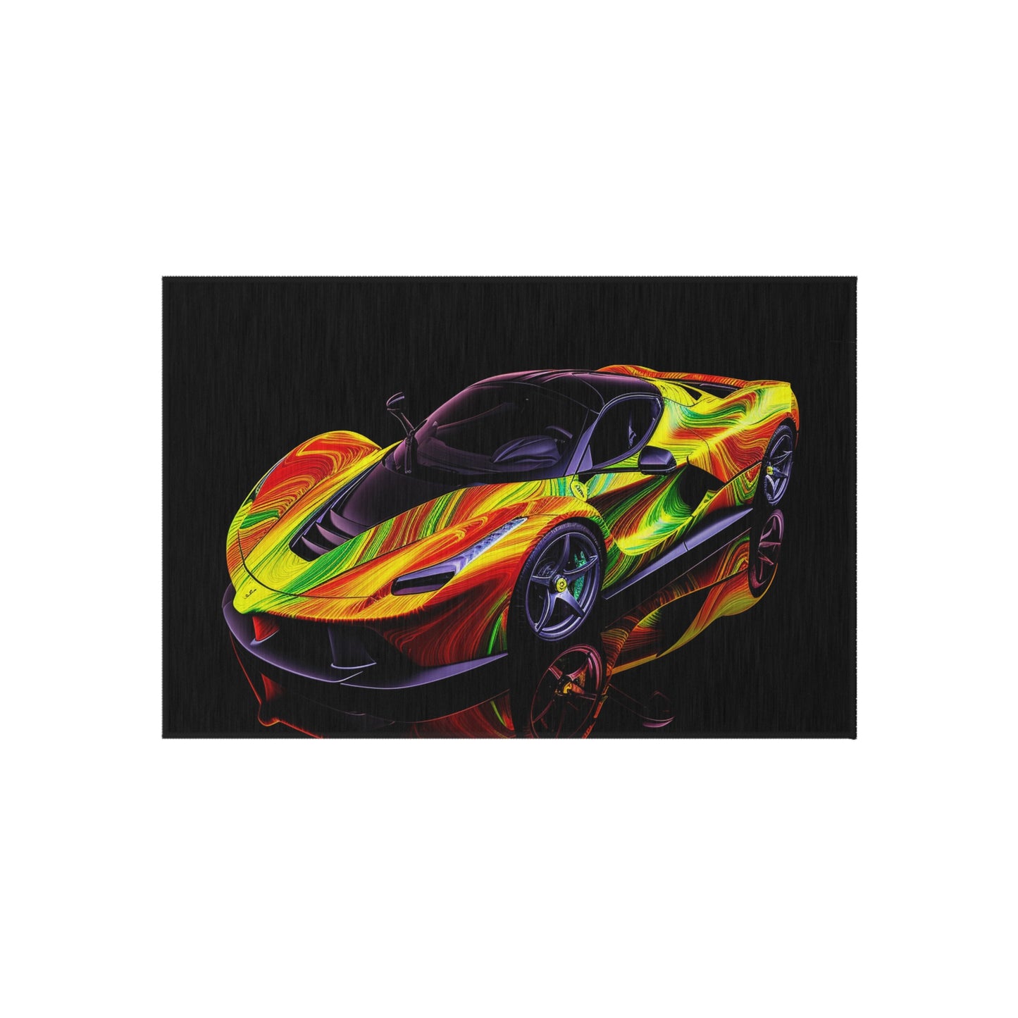 Outdoor Rug  Ferrari Neon 4