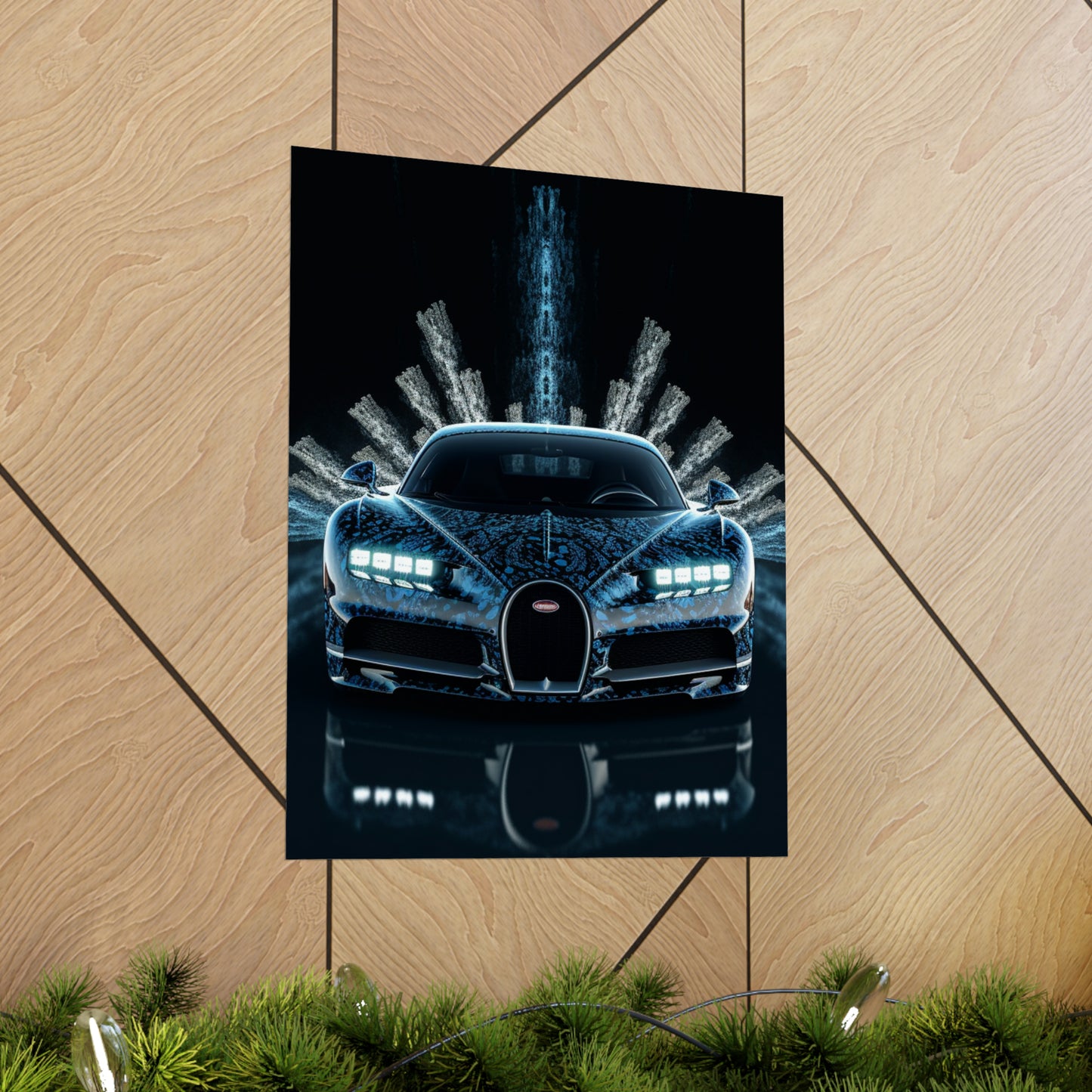 Premium Matte Vertical Posters Hyper Bugatti 2