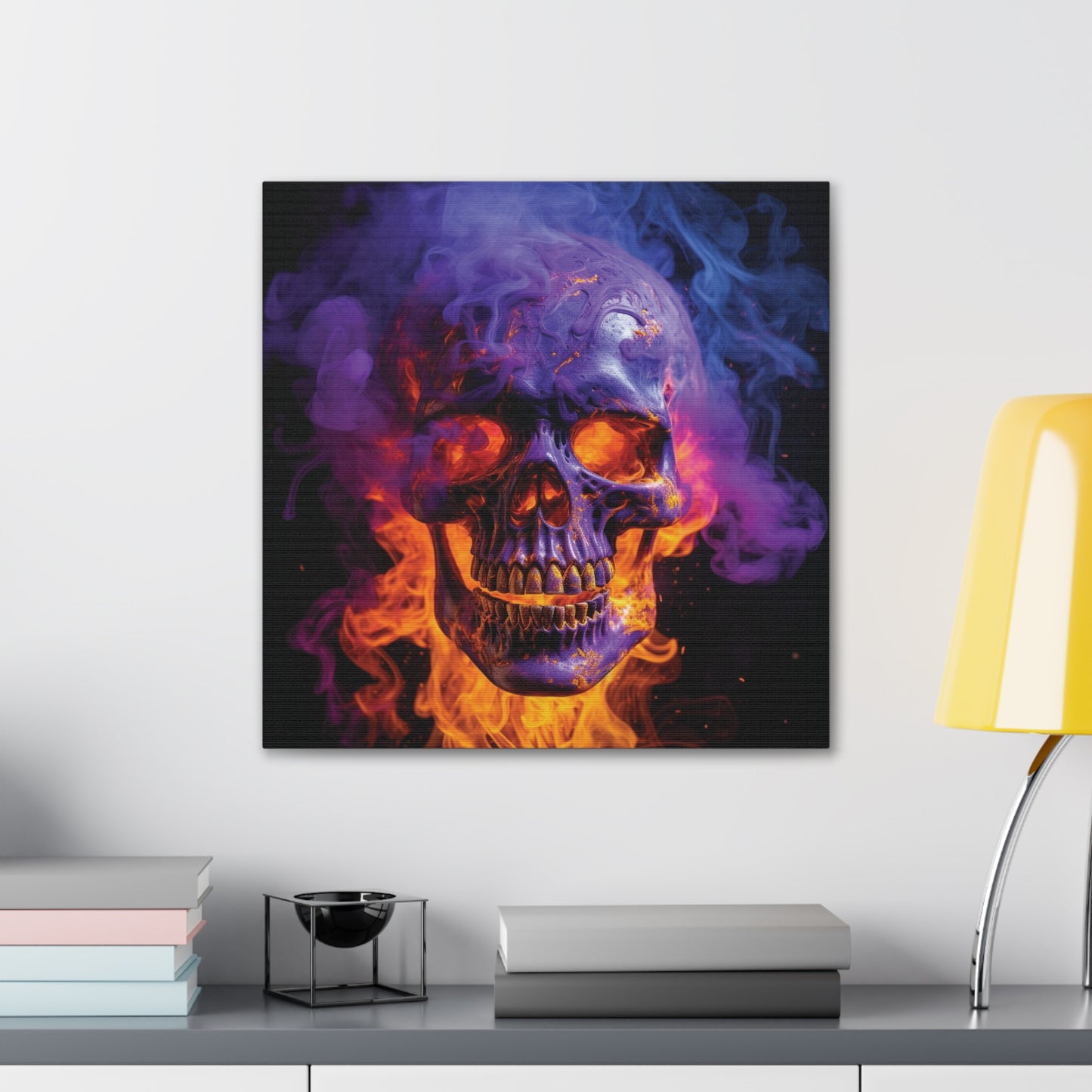 Canvas Gallery Wraps Macro Skull 1