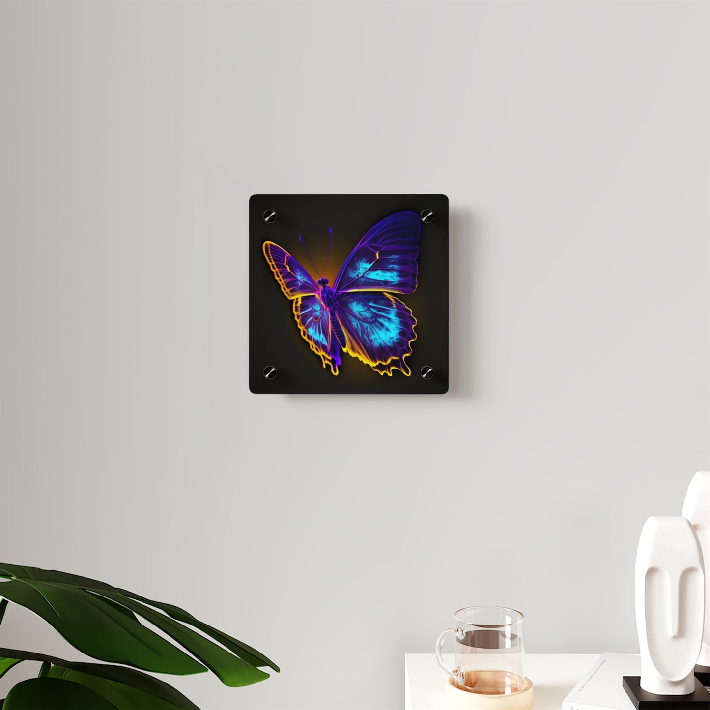 Acrylic Wall Art Panels Thermal Butterfly 4