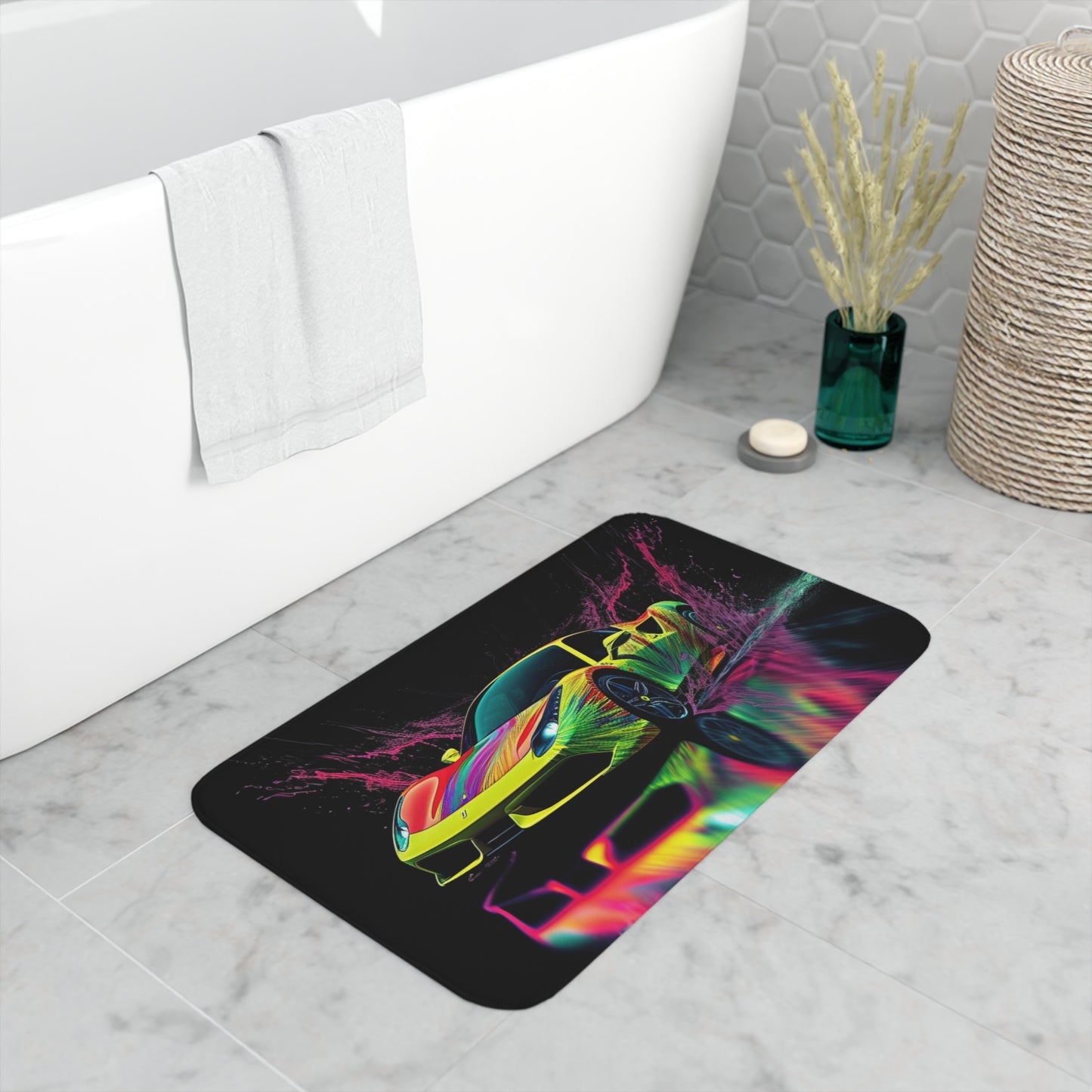 Memory Foam Bath Mat Ferrari Fusion Water 2