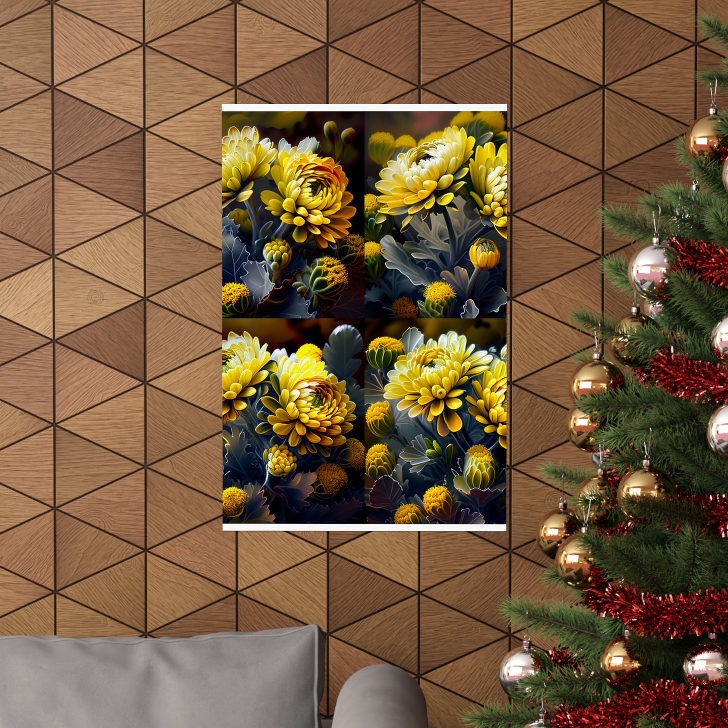 Premium Matte Vertical Posters Yellow Hermosas Flores Amarillas 5