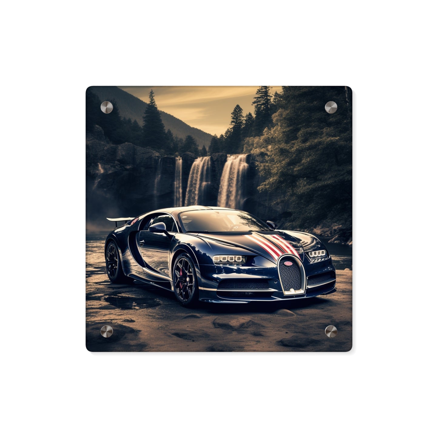 Acrylic Wall Art Panels Bugatti Waterfall 2