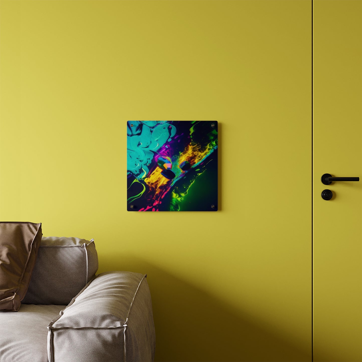 Acrylic Wall Art Panels Florescent Glow 4