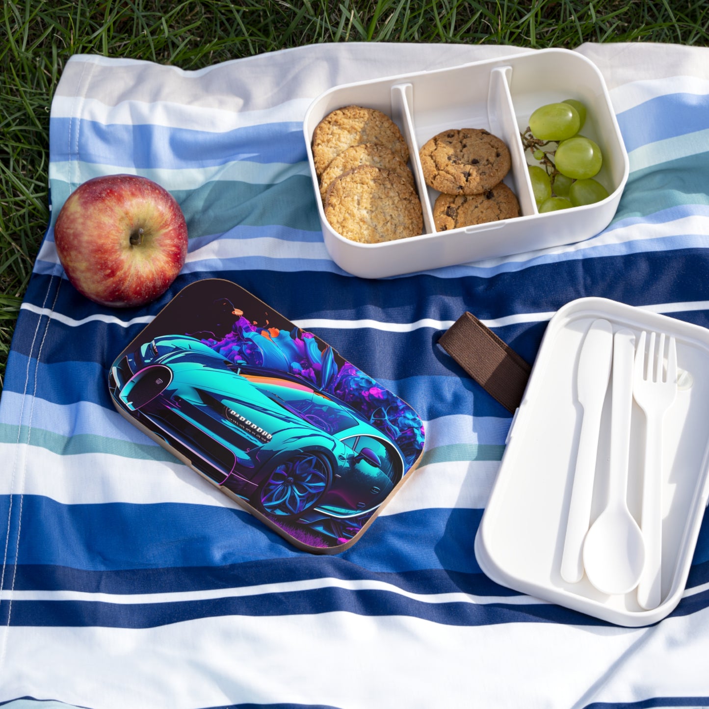 Bento Lunch Box Bugatti Neon Chiron 3