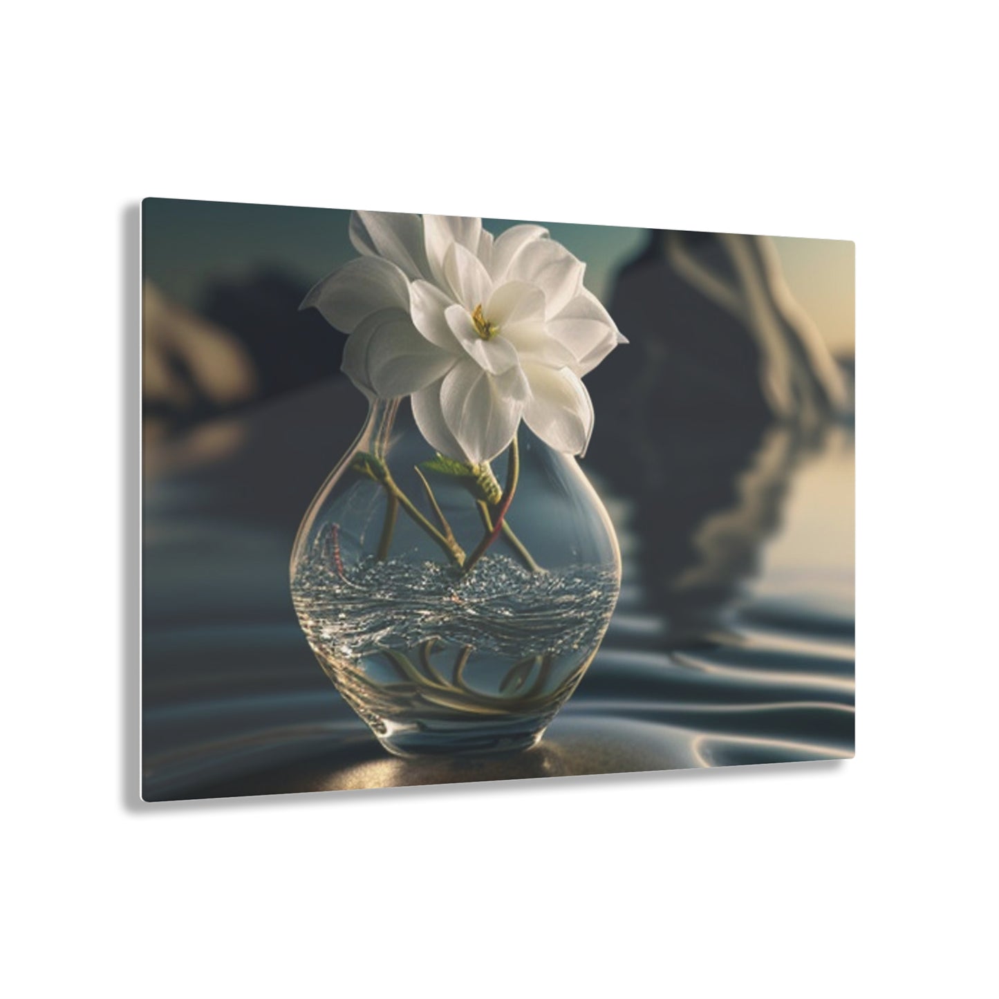 Acrylic Prints Jasmine glass vase 4