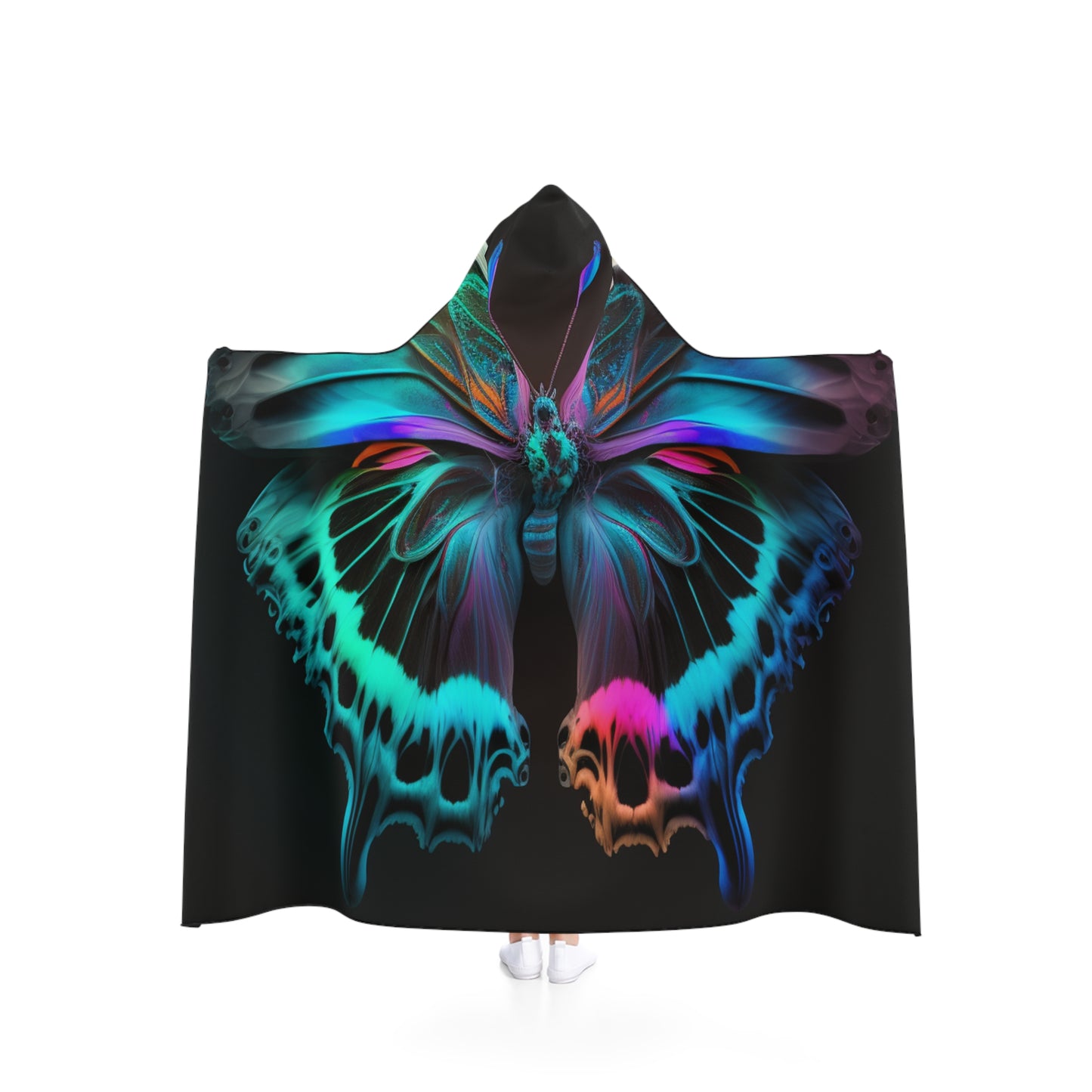 Hooded Blanket Raw Florescent Glow 2