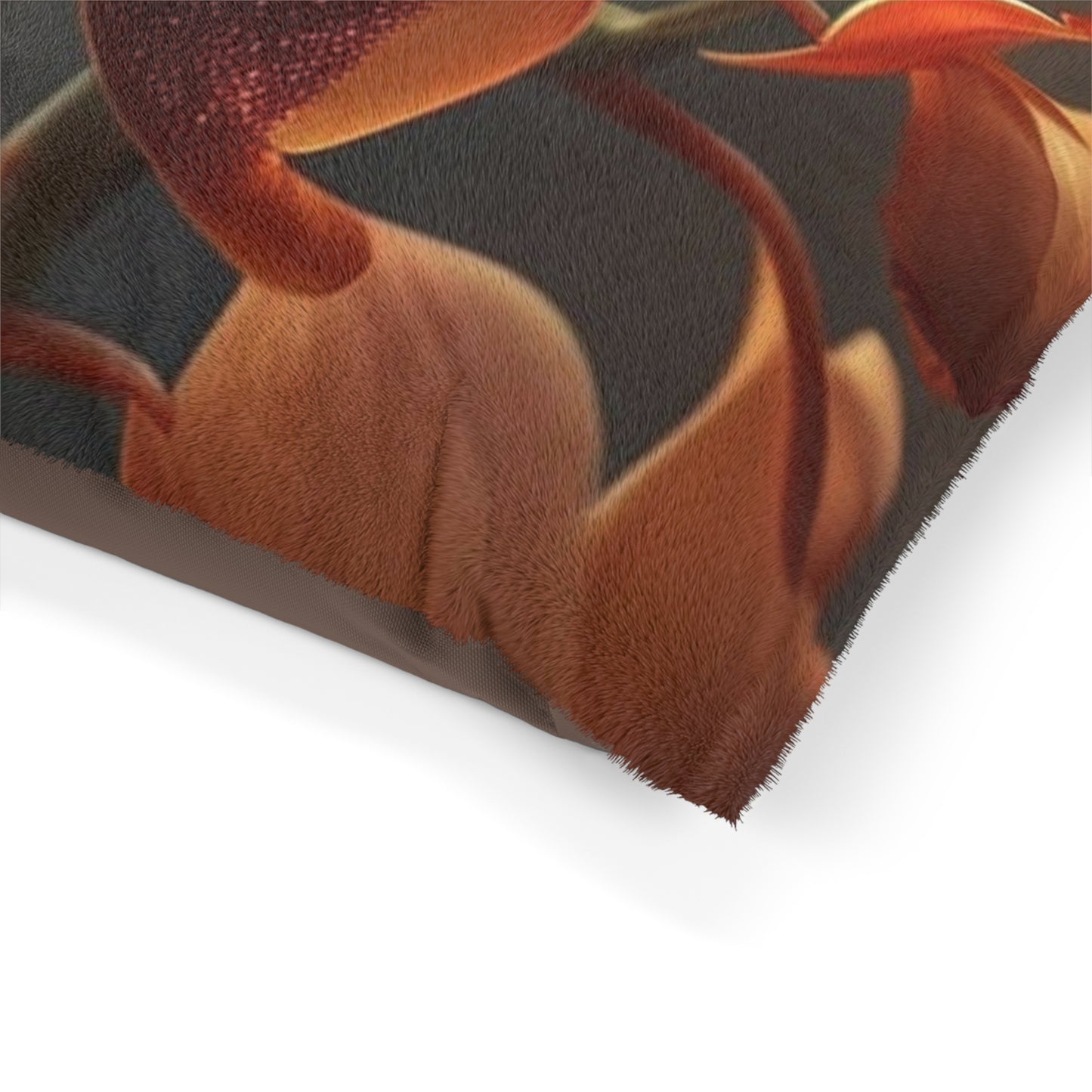 Pet Bed Orange Orchid 1